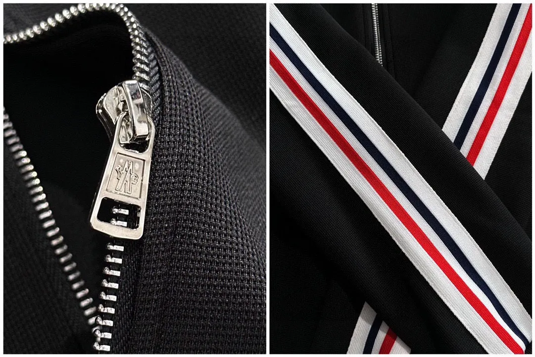 P640 [MONCLER] Hot-selling suit is coming. Focus on the original version of the official website. 2025 new hot-selling cardigan and sweatshirt suit. The original order is the best product🇭🇰. It is the meticulous work of top designers. It has a fitting and perfect upper body effect. All-natural high-quality Tencel Roman cotton 100%, close-fitting comfort, noble and elegant! Original hardware embodies elegance and nobility! Counter size: M-3XL (maximum wear up to 190 pounds)