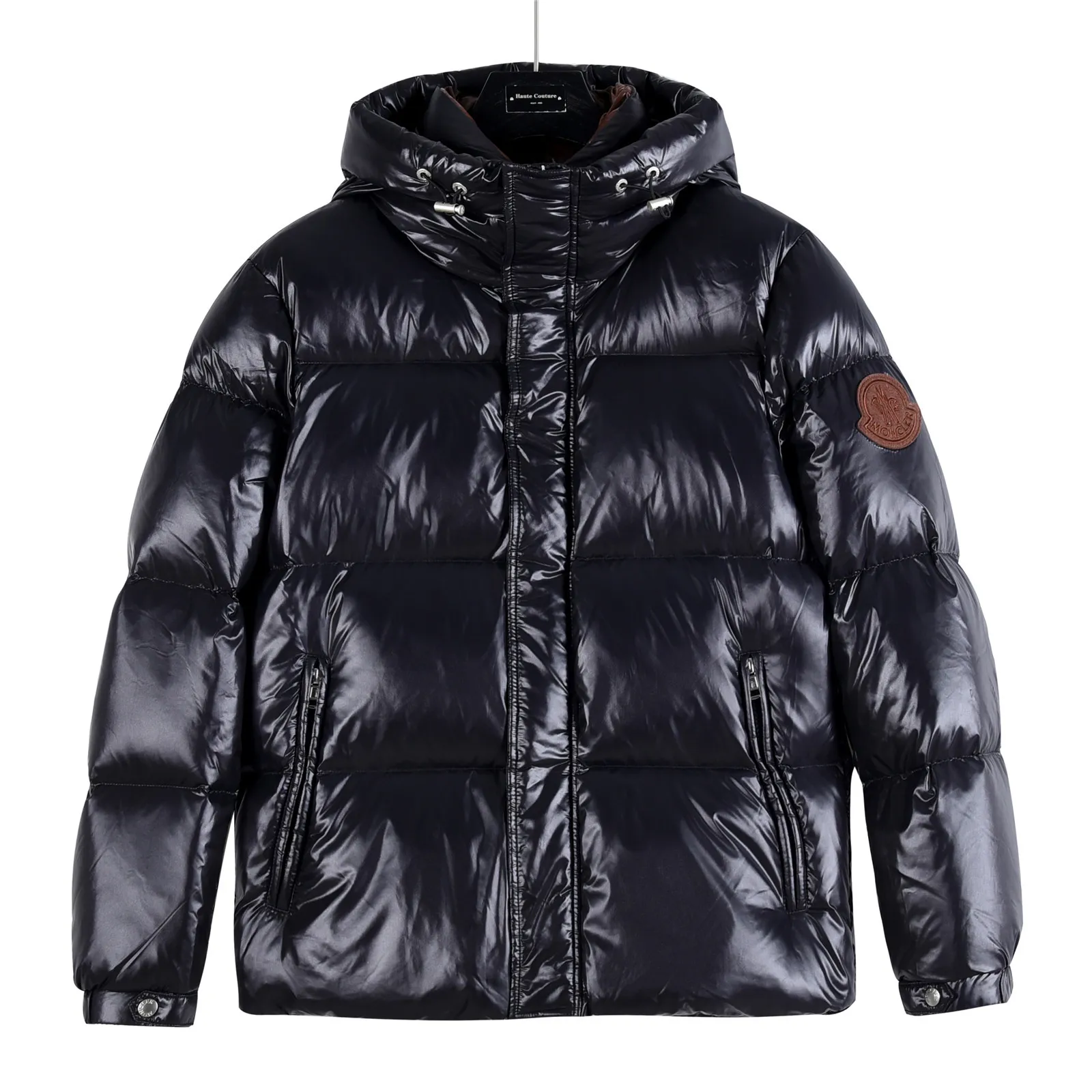 P1500 𝑴𝒐𝒏𝒄𝒍𝒆𝒓｜Moncler/Moncler 25𝒔𝒔 Parana autumn and winter new large-label hooded jacket, light luxury fashion star classic upgraded down jacket for men and women #T58# 𝑺𝒊𝒛𝒆：𝟭# 𝟮# 𝟯# 𝟰# 𝟱# Product color: black, brown