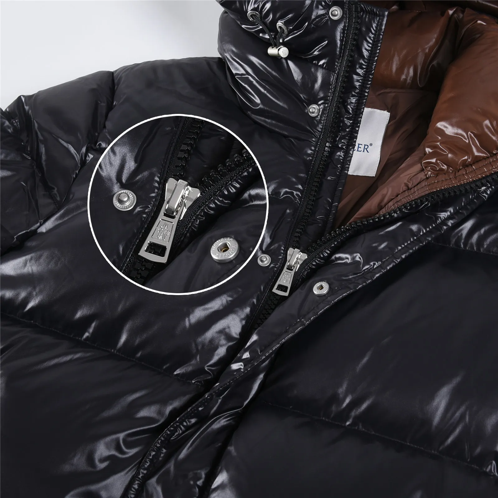 P1500 𝑴𝒐𝒏𝒄𝒍𝒆𝒓｜Moncler/Moncler 25𝒔𝒔 Parana autumn and winter new large-label hooded jacket, light luxury fashion star classic upgraded down jacket for men and women #T58# 𝑺𝒊𝒛𝒆：𝟭# 𝟮# 𝟯# 𝟰# 𝟱# Product color: black, brown