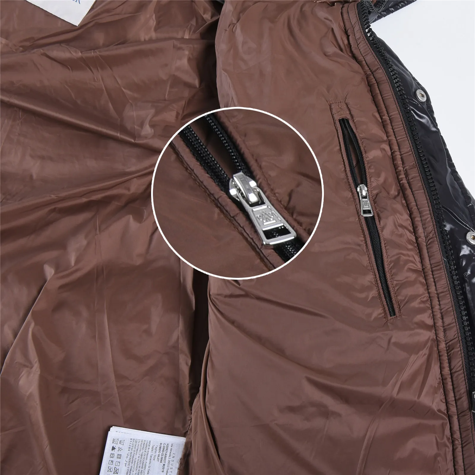 P1500 𝑴𝒐𝒏𝒄𝒍𝒆𝒓｜Moncler/Moncler 25𝒔𝒔 Parana autumn and winter new large-label hooded jacket, light luxury fashion star classic upgraded down jacket for men and women #T58# 𝑺𝒊𝒛𝒆：𝟭# 𝟮# 𝟯# 𝟰# 𝟱# Product color: black, brown