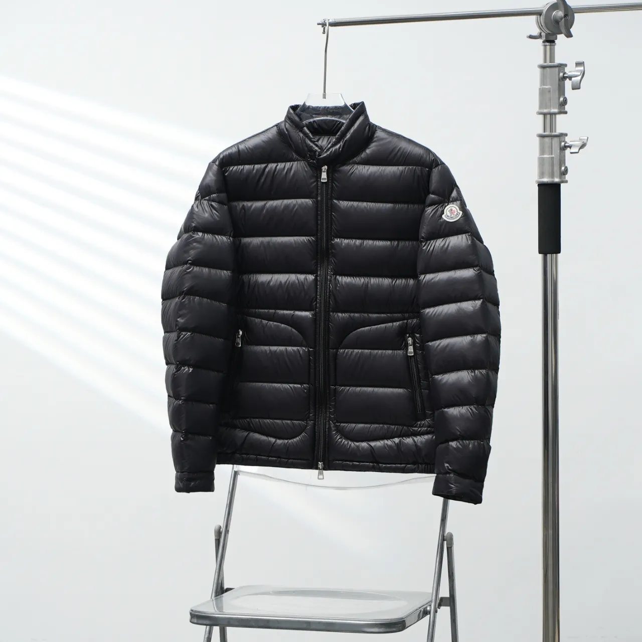 P900 MONCLER | Mengkou 06 thin couple stand collar down jacket Color: Black Size: 1-7