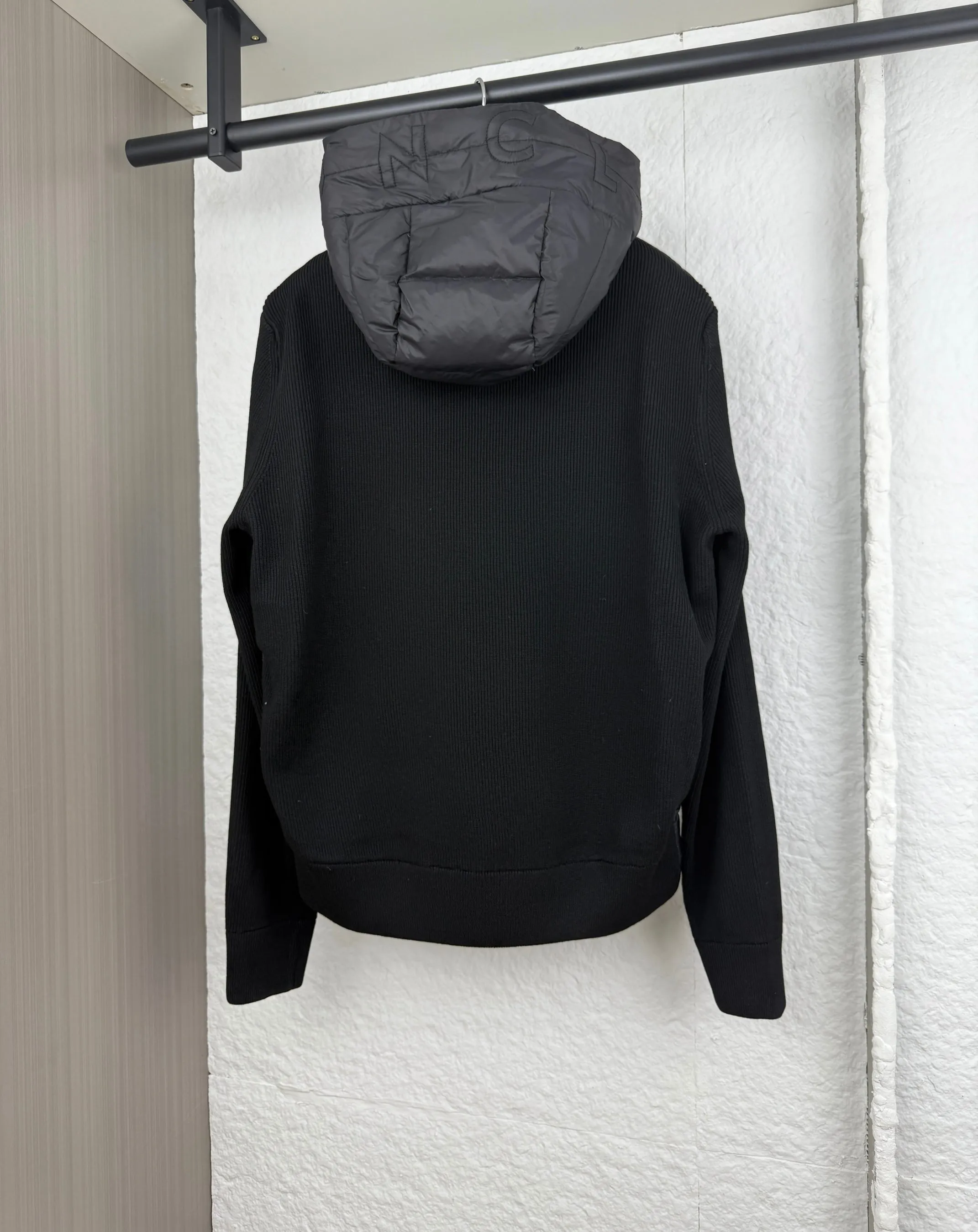 P690 Moncler wool knitted patchwork hooded down jacket 0/1/2/3/4