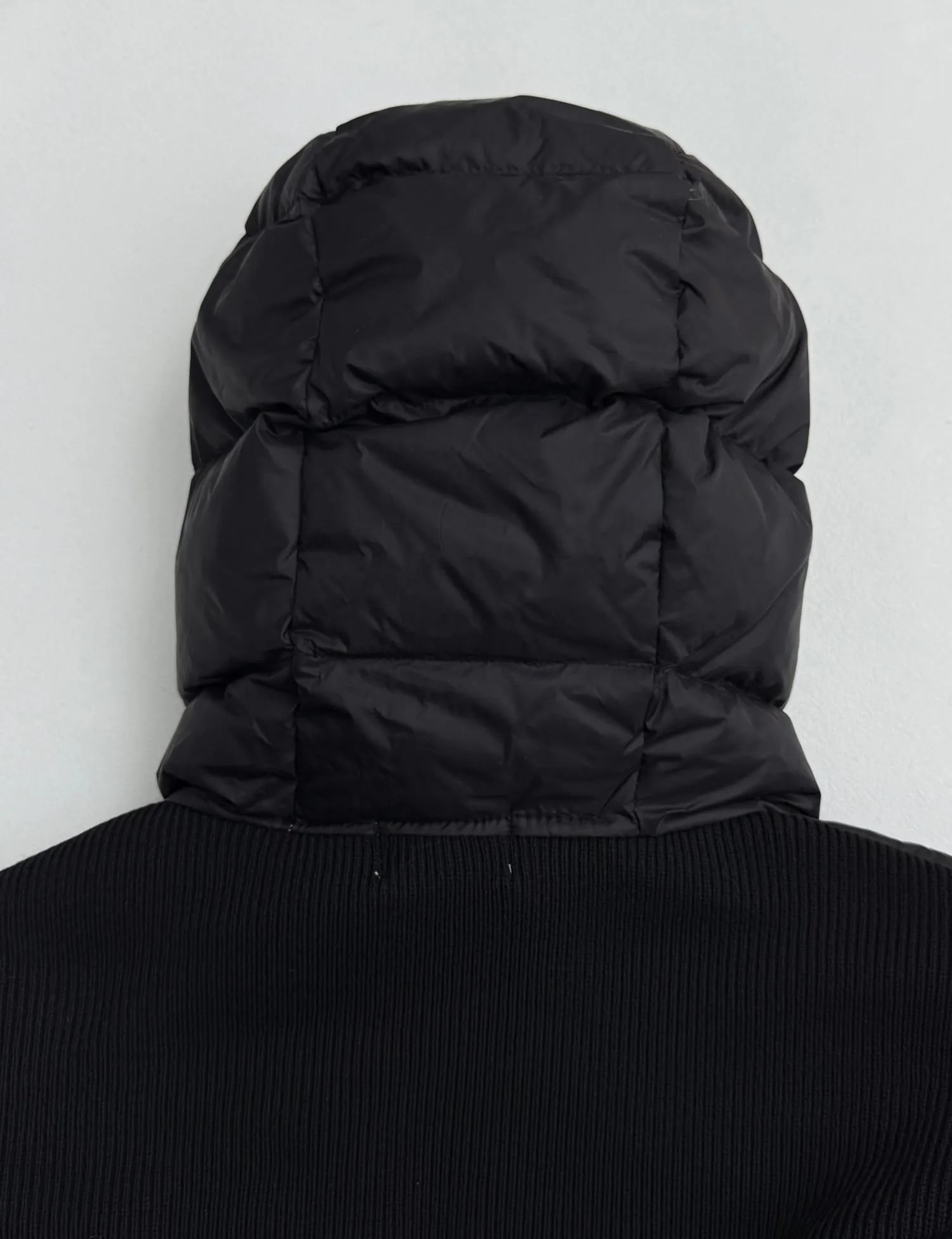 P690 Moncler wool knitted patchwork hooded down jacket 0/1/2/3/4