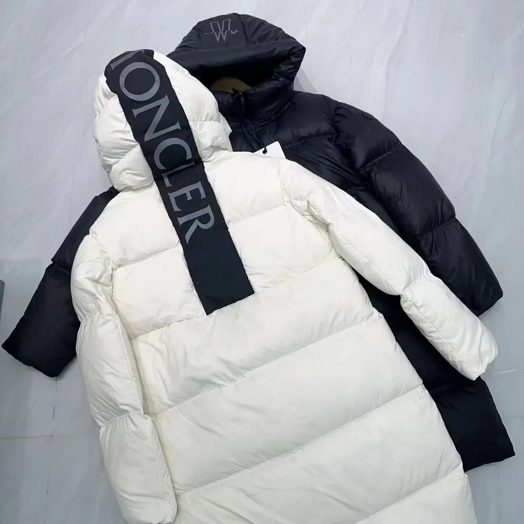 P1300 Moncler 25 New Men and Women Same Style Couple Black Label Series Down Jacket Color: Black White Size: 1234