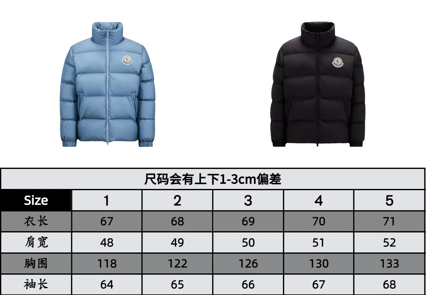 P1080 Moncler Citala series patch stand collar down jacket. The Madeira down jacket is specially designed for modern men who value functionality and beauty. It is suitable for wearing on the street or in the mountains and other occasions. Made from functional, tight nylon longue saison fabric. Padded hood and wind-blocking panels add protection.  Fabric: Made of longue saison fabric, Nylon laque lining, filled with down (90 down goose down) Craftsmanship: zipper closure, zipper closure pockets, logo patch Color: Aqua Blue Black Size: 1 2 3 4 5 5443050