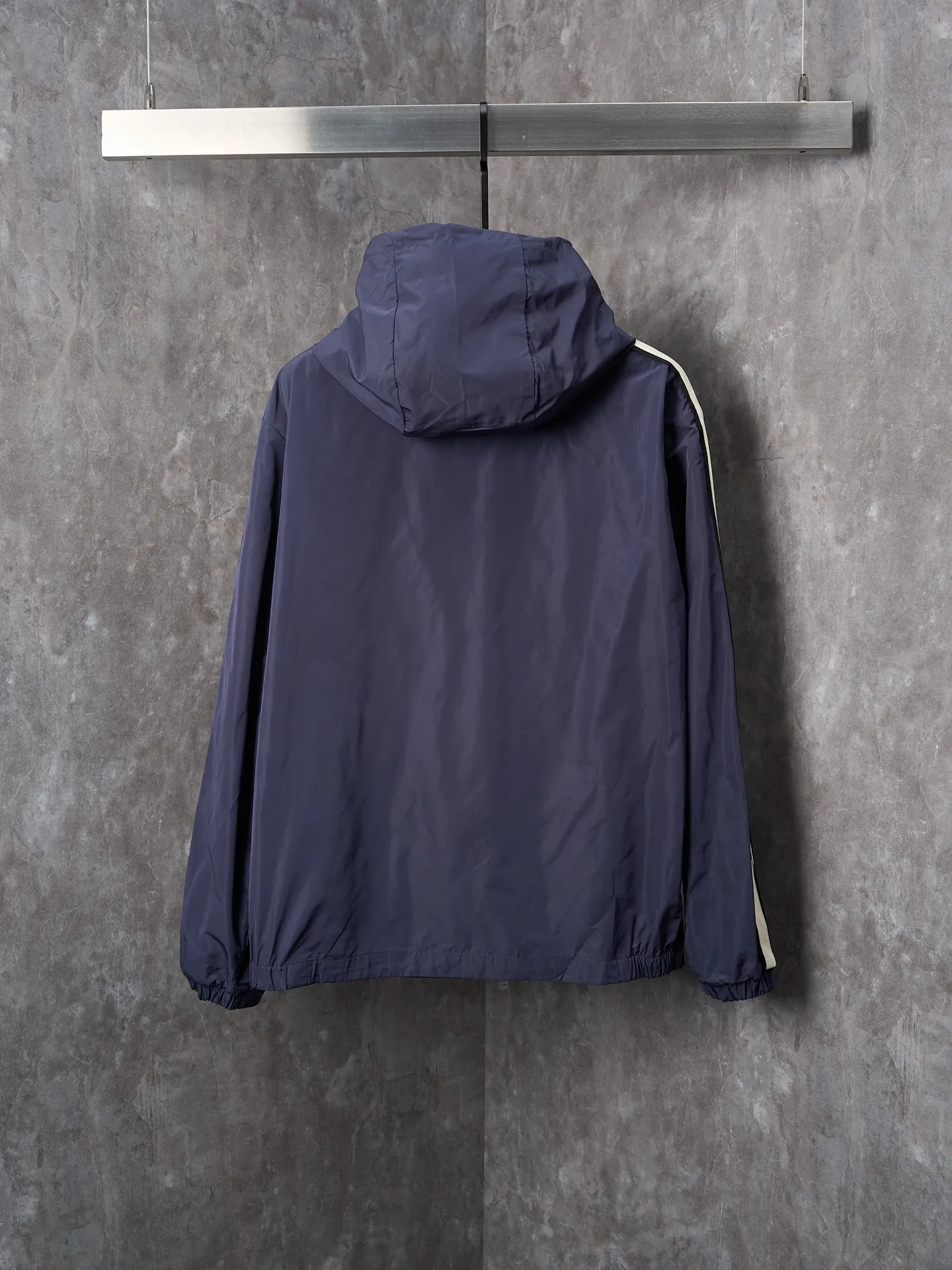 P540 Actual hanging auction] MONCLER/Maskled webbing trimmed light zipper jacket [Ready stock] 1 2 3 4