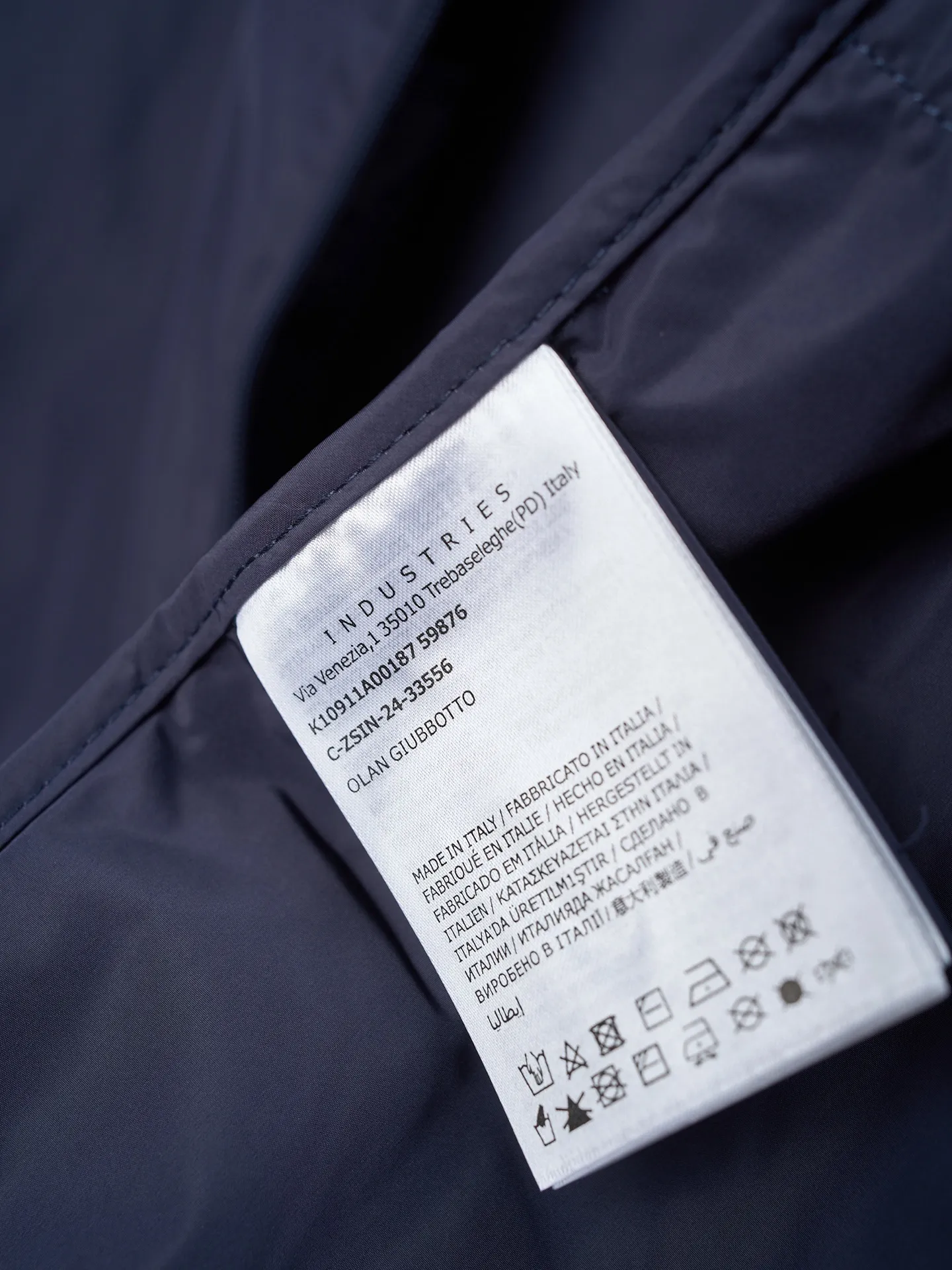 P540 Actual hanging auction] MONCLER/Maskled webbing trimmed light zipper jacket [Ready stock] 1 2 3 4