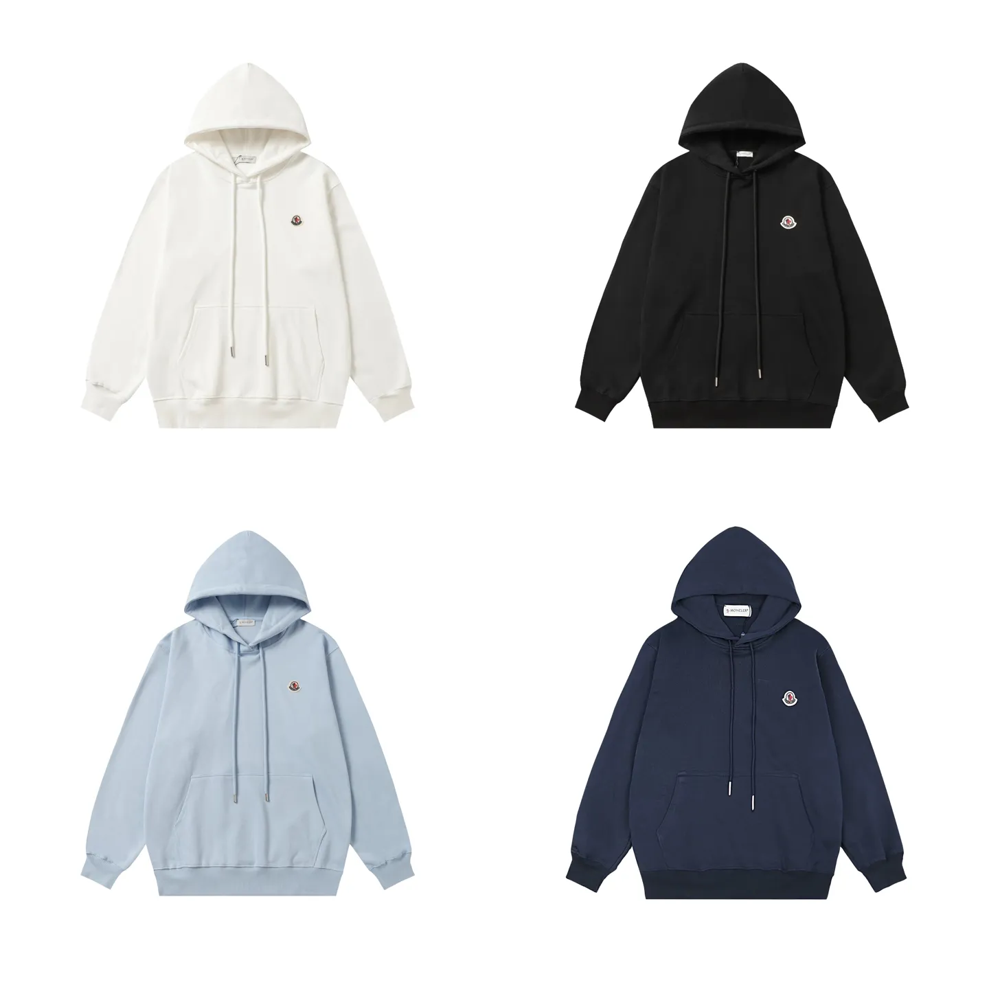 P228 Style number: 851 〈MONCLER〉Basic hooded sweatshirt for Mongolian mouth. The price of Mongolian sweatshirt is actually quite advantageous. Those who have been to the counters should know that the price of Mongolian hooded sweatshirt is not much cheaper than that of Gucci Burberry. It is just relatively low-key and unwilling to hype. It is a picture that you want to buy or not. The aloof existence... ✅Original custom-made with logo eyelets and hood ✅460g 100% cotton wool-eating fabric OS version is too big ✅Matched with the original high-weight double yarn thread ✅Correct three-needle and five-thread craftsmanship Chain edge Color: Black White Royal Blue Sky Blue Size S M L