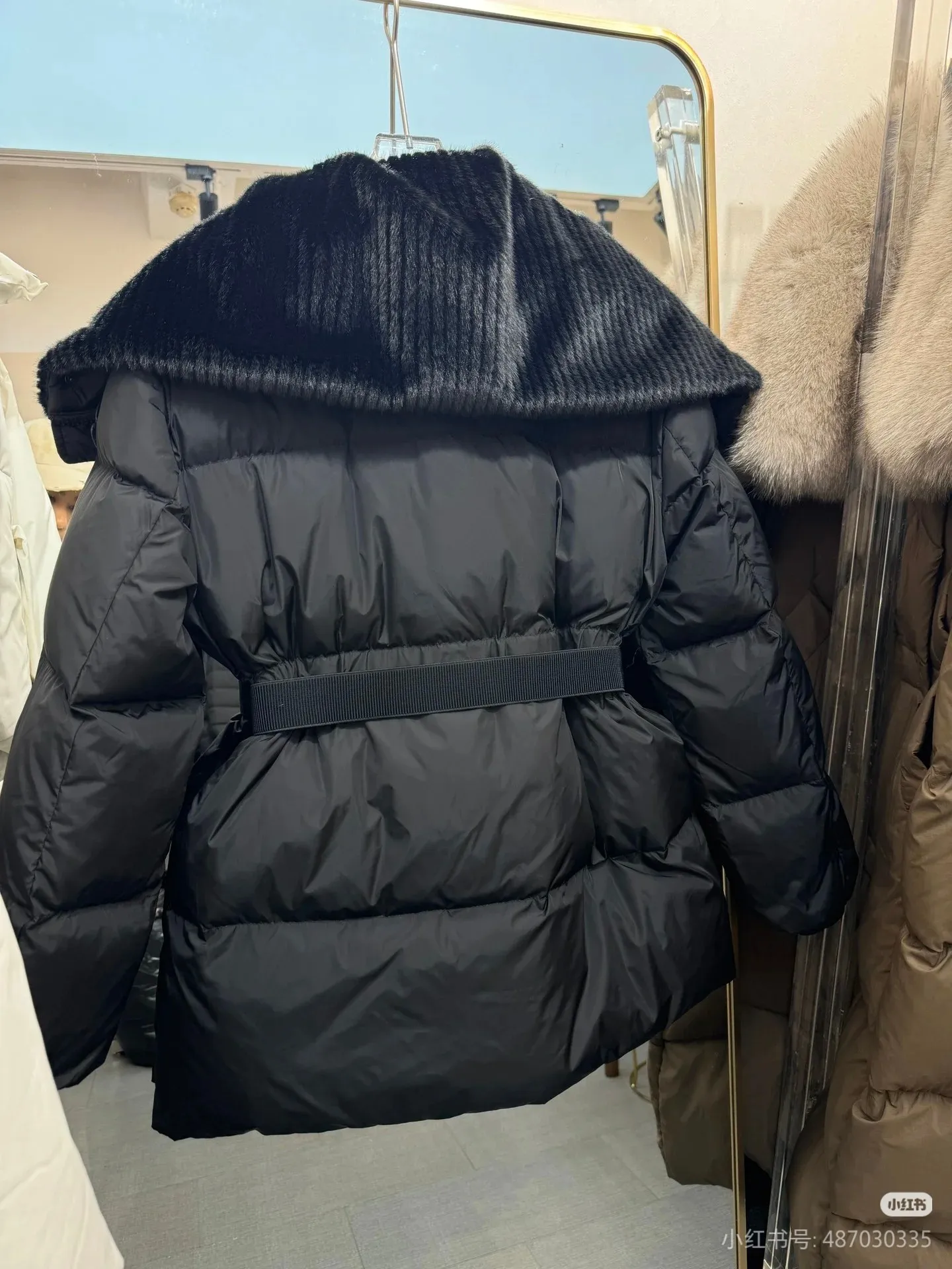 P880 Moncler Mouth 24 New Brasseurs Large Lapel Down Jacket Women's Size 0123