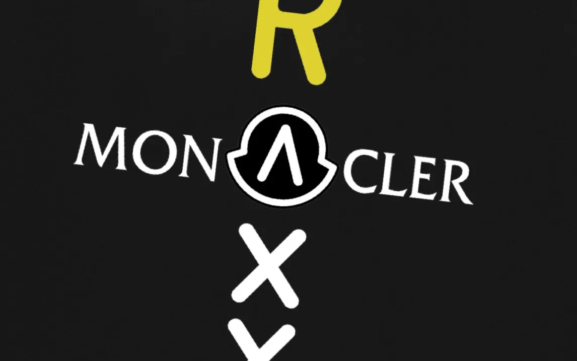 P170 Moncler 2025 new model, light luxury, cross printed letter logo, same style for men and women, long-sleeved T-shirt ·Customized 300g 100% double yarn pure cotton fabric ·Dyeing 32 count double-strand thread ·Collar label, hangtag, main mark and three labels complete Color: Black Size: XS S M L