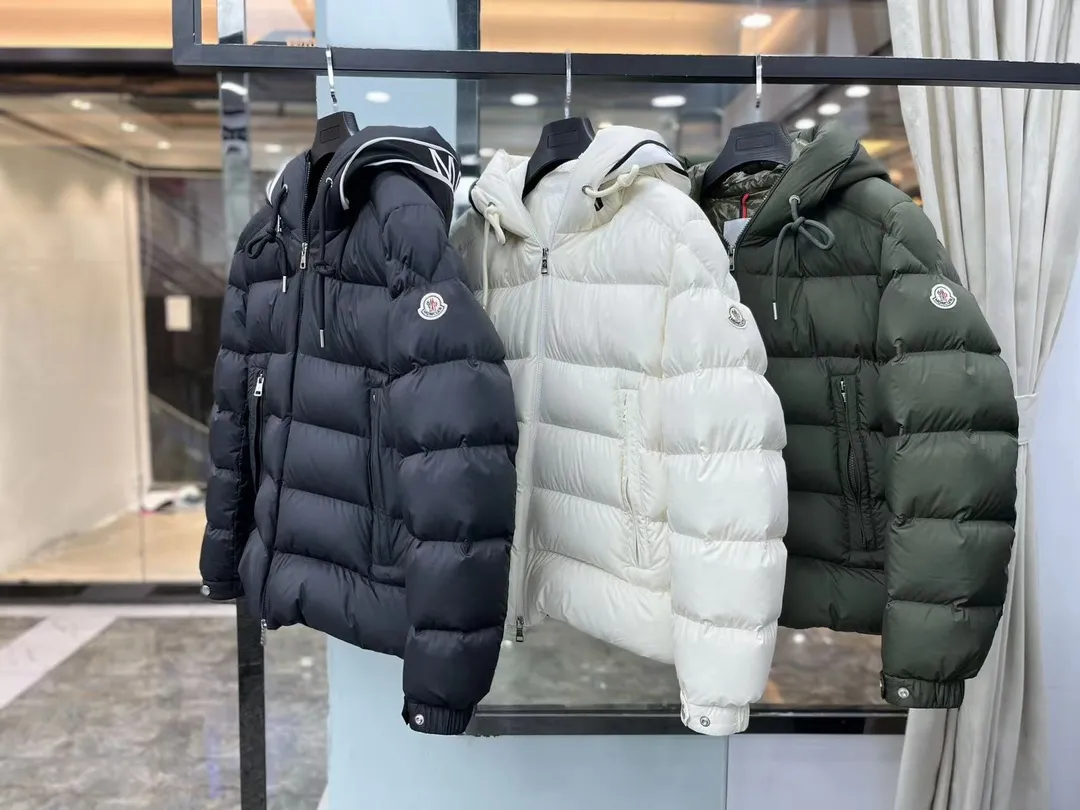P880 🆕❤️2022🆕New Moncler Cardere short down jacket Color: Black White, Green Size: 12345