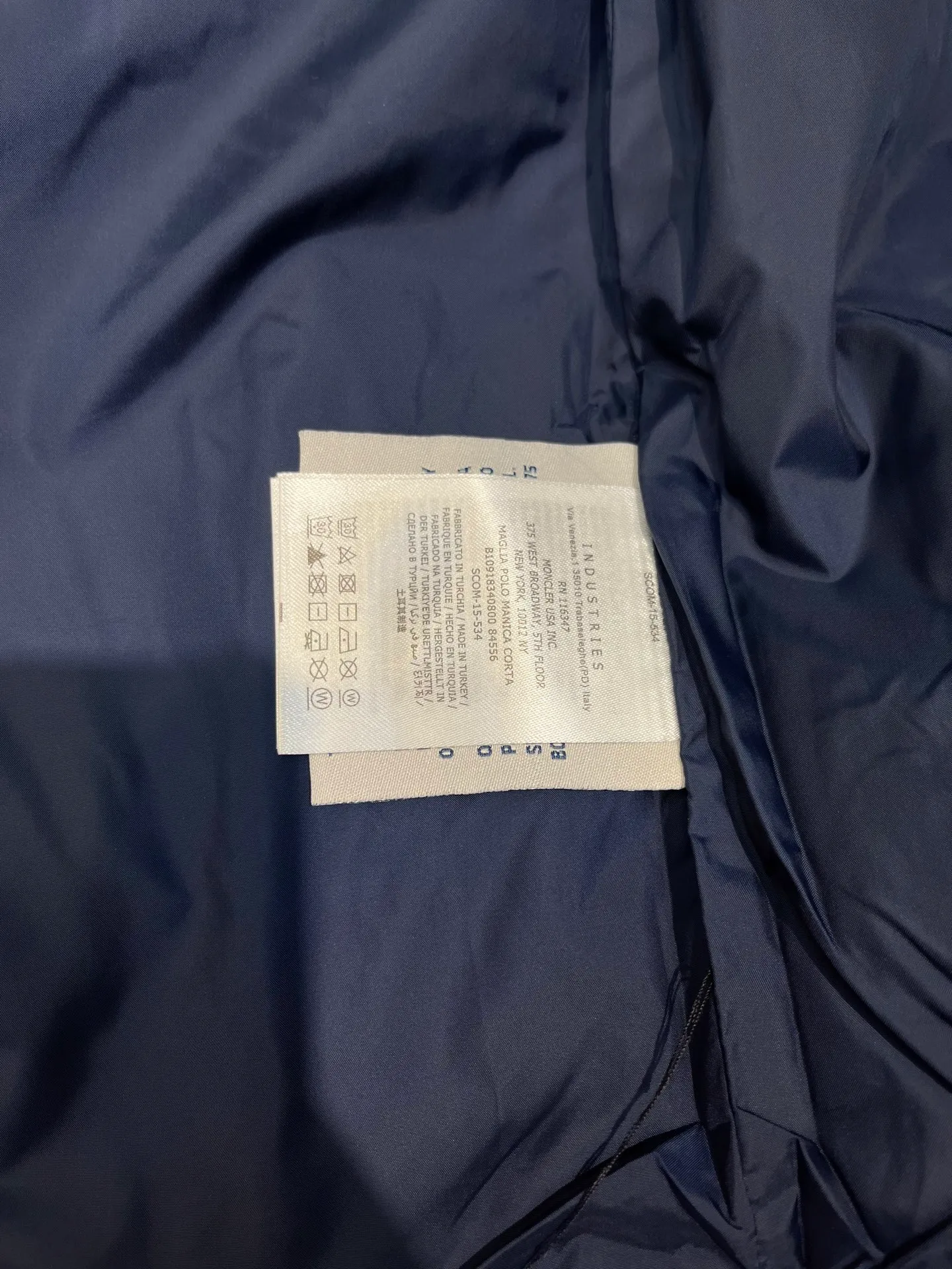 P620 MONCLER丨Sleeve ribbon zipper hooded windbreaker Color: Picture color Size: M-3XL (size 2-6)