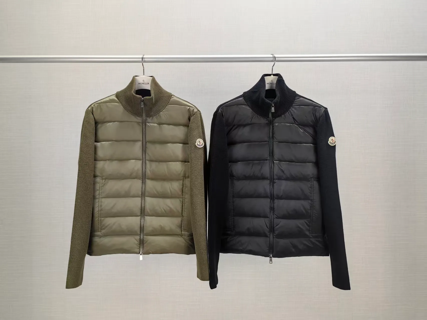 P700 173 new Moncler 2025 autumn and winter new men's padded wool zipper cardigan
