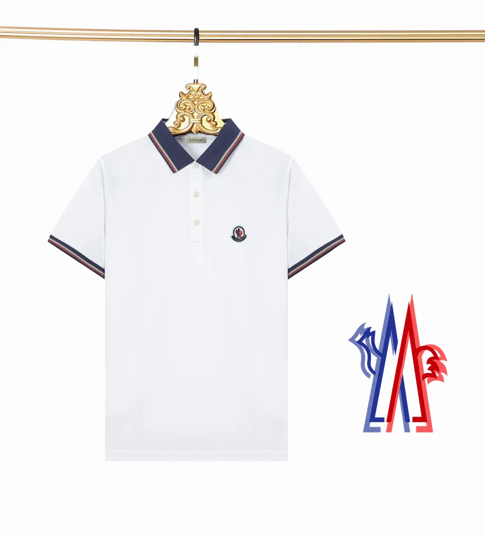 P200 (complete with three standards) - MONCLER Meng Mouth counters are launching new logo embroidered lapel POLO shirts at the same time - Made from the original ZP consistent customized Solona double pique fabric, threads are dyed in the same vat with zero color difference, exclusive quality difference currency, welcome to compare - Color: white black - Code number: M L XL XXL XXXL