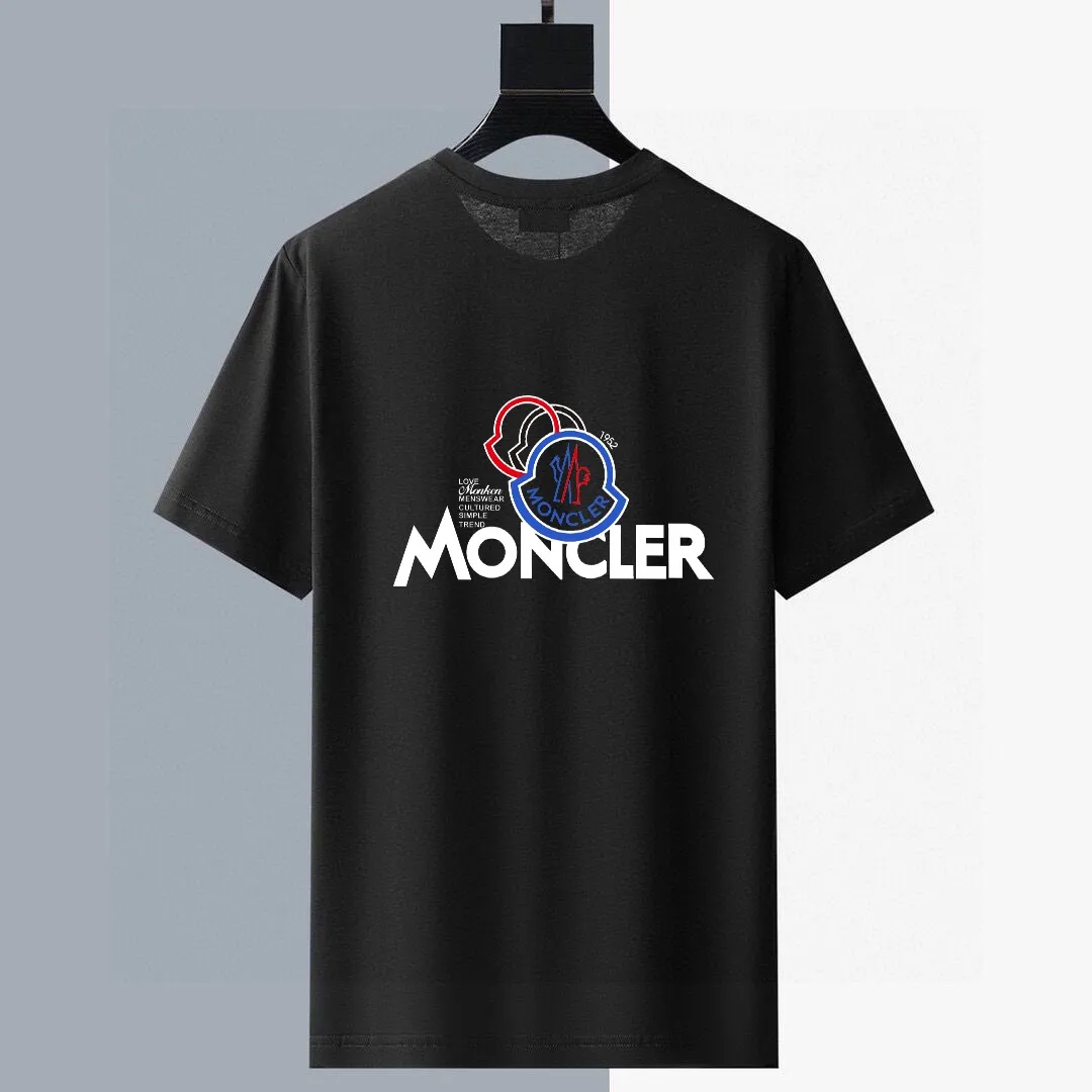 P320 [MONCLER Mouth Mouth] (Fat Man's Gospel) The same style as the 2025 official website. World-renowned luxury brand. Summer men's (double mercerized) high-quality 🐂 suit. It is made of imported original fabrics. It is a fashion trend of the season and a versatile hit. Simple and elegant, precise workmanship allows you to be at the top of fashion. Size: M-5XL (can be worn up to 220 pounds)