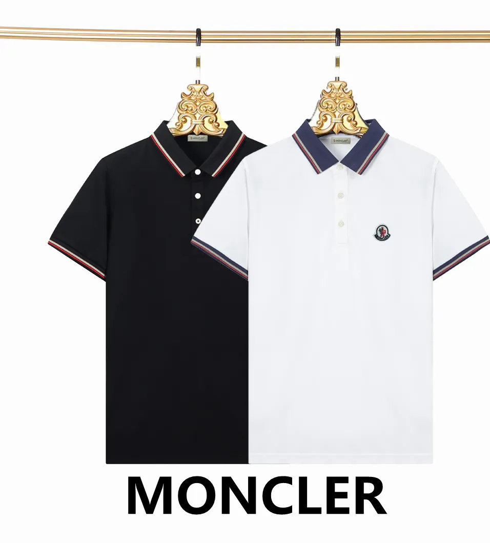 P200 (complete with three standards) - MONCLER Meng Mouth counters are launching new logo embroidered lapel POLO shirts at the same time - Made from the original ZP consistent customized Solona double pique fabric, threads are dyed in the same vat with zero color difference, exclusive quality difference currency, welcome to compare - Color: white black - Code number: M L XL XXL XXXL