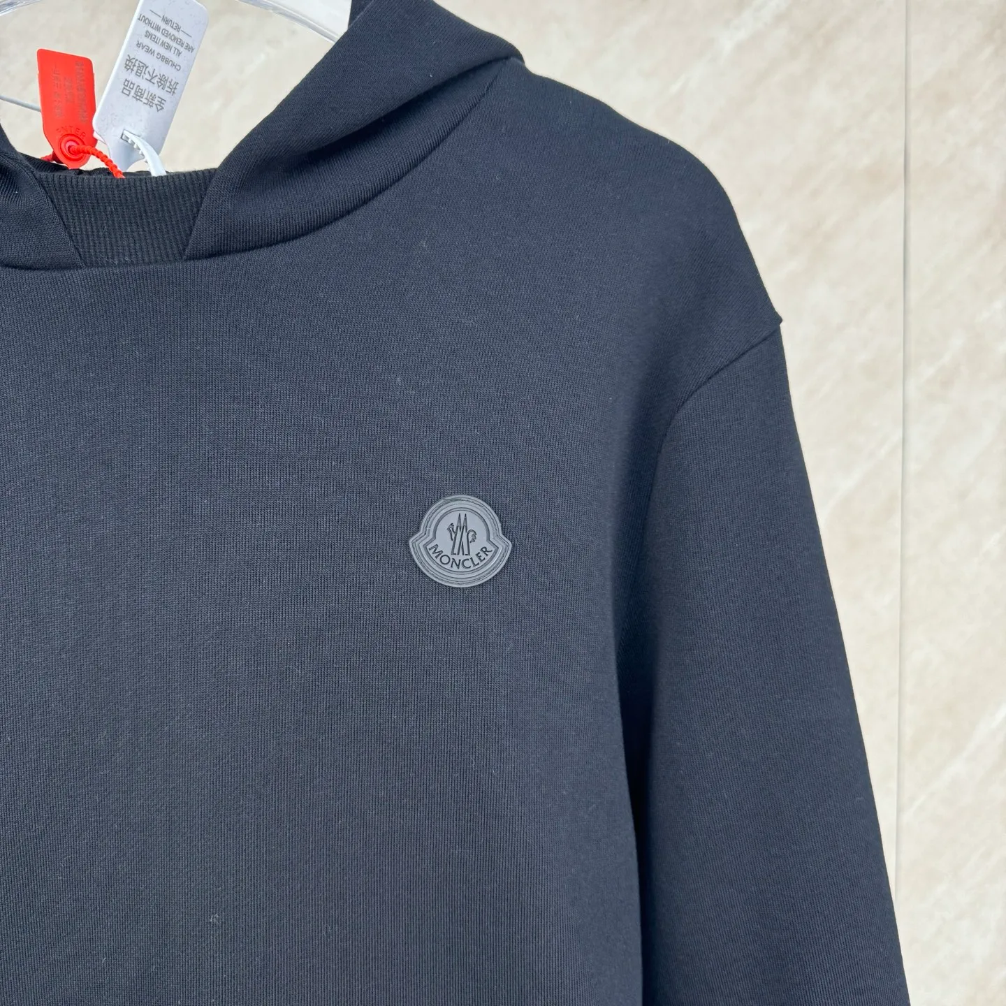 P470 MONCLER Hooded cotton sweatshirt with back logo SIZE S/M/L/XL