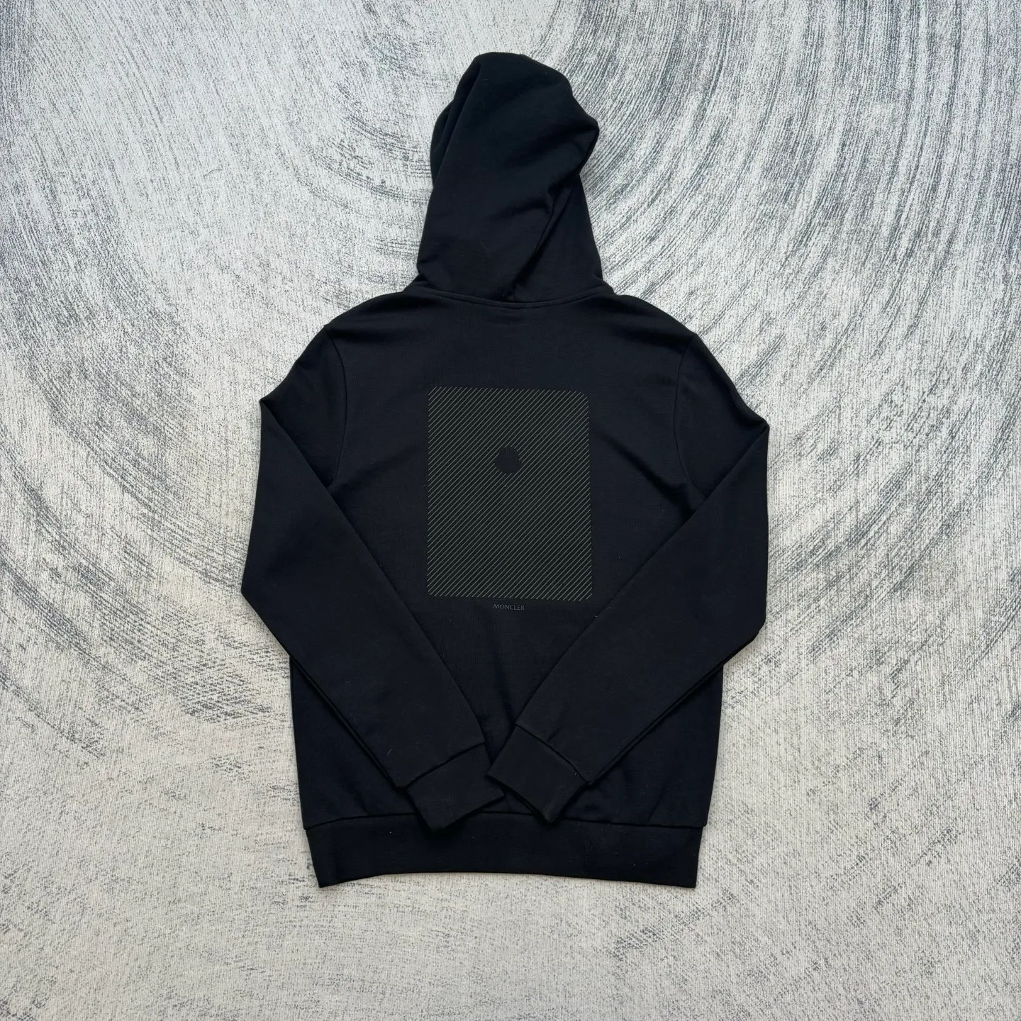 P470 MONCLER Hooded cotton sweatshirt with back logo SIZE S/M/L/XL