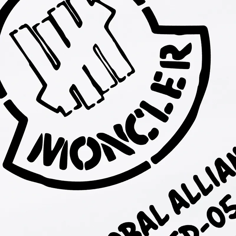 P270 Recommended for sale with confidence Moncler Mouth Mouth 480g Velvet printed hooded sweatshirt Australian velvet fabric is soft and comfortable, does not shrink, does not deform, does not pill) Original customized accessories Collar label Wash mark Hang tag Packaging (perfect details) Color White Black Size XS-L - Copy (20) - Copy