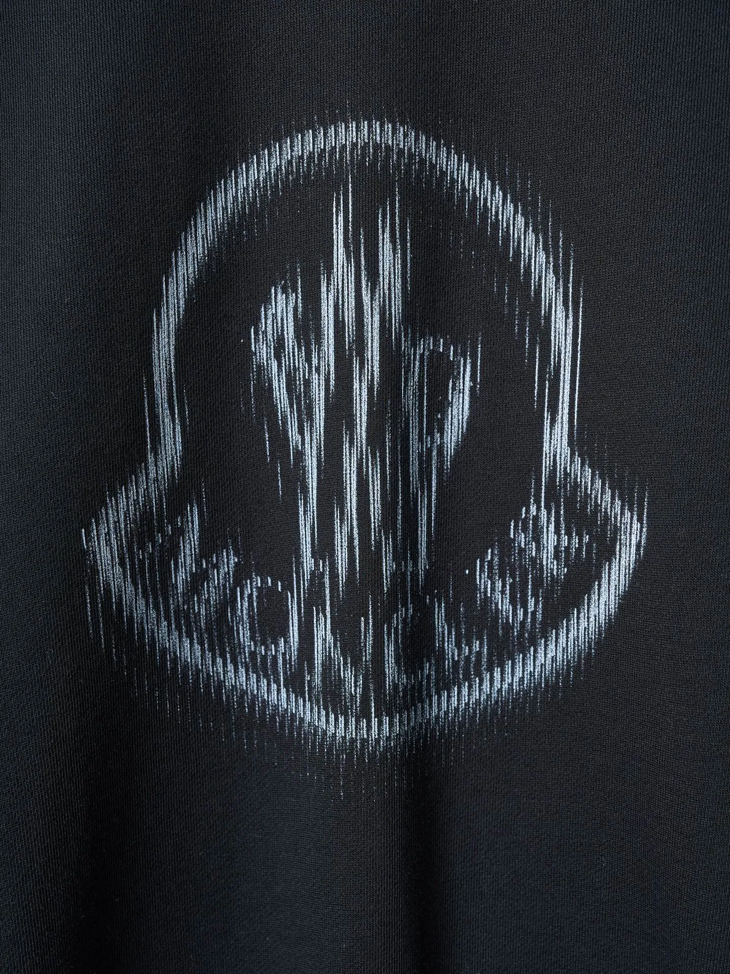 P330 [actual hanging auction] MONCLER/mask blur printed casual round neck long-sleeved sweatshirt [in stock] S M L