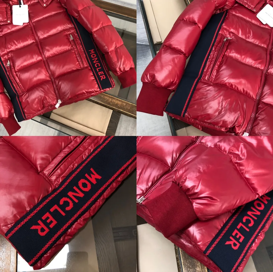 P920 24Fw new autumn and winter style! -Mon*ler/梦口's new Gla down jacket is on sale at the counter. The classic tailoring design will never go out of style. It is a must-have "bread jacket" style for autumn and winter. The belief in sticking to the cold winter comes from the confidence it gives you. It not only meets the needs of the extreme natural environment but also meets the living standards of the metropolis! The high-performance style comes from the essence of Glacier, ❄️Purchase level Moncler Lunetiere's new style of contrasting hooded down jacket is available for both men and women. It is a thickened goose down jacket and is the most valued style. Another evergreen model, a big hit. 90% duck down filling ensures the fluffiness and warmth of the down jacket. Custom zipper webbing, molded custom zipper. The contrasting color lining makes the whole outfit refreshing, and Yuhuang deserves it. A must-have style, highly recommended. Color: Black Red Size: 1-2-3-4-5 (M～3xl)