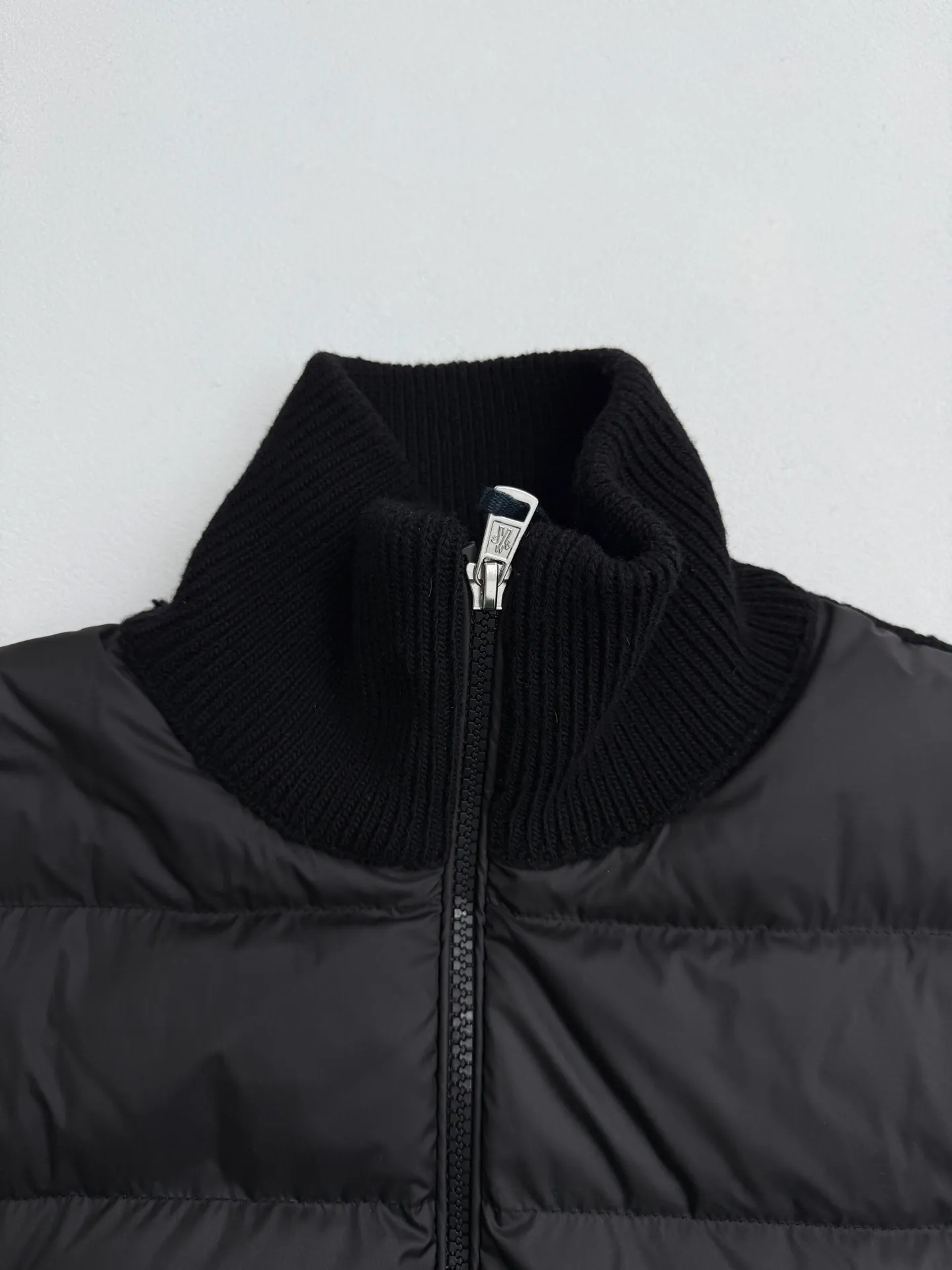 P810 Moncler masked Padded striped wool splicing down jacket 1/2/3/4