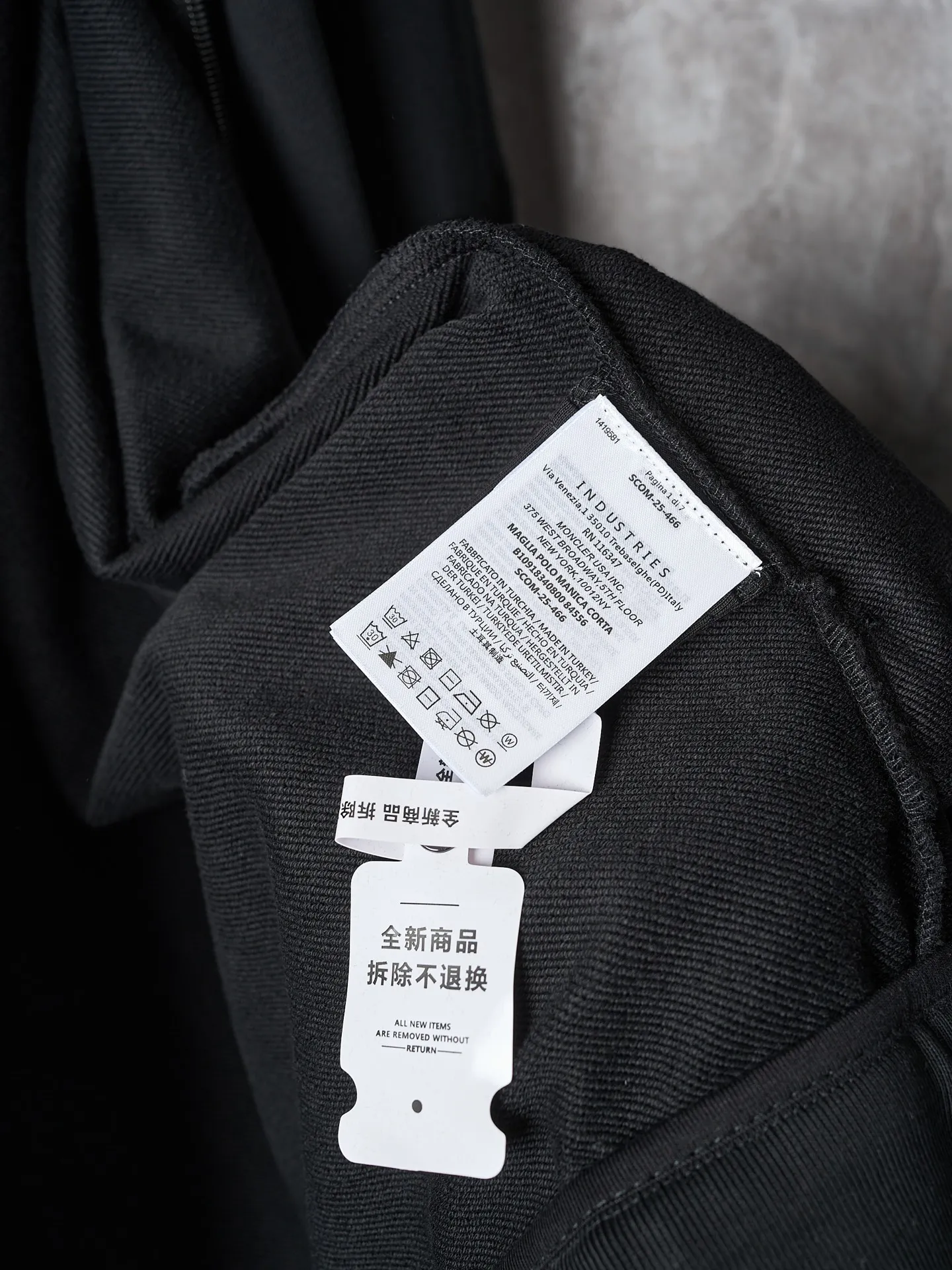 P440 Actual hanging auction] MONCLER/muzzle stand collar cotton solid color patch armband zipper sweatshirt [Ready stock] S M L