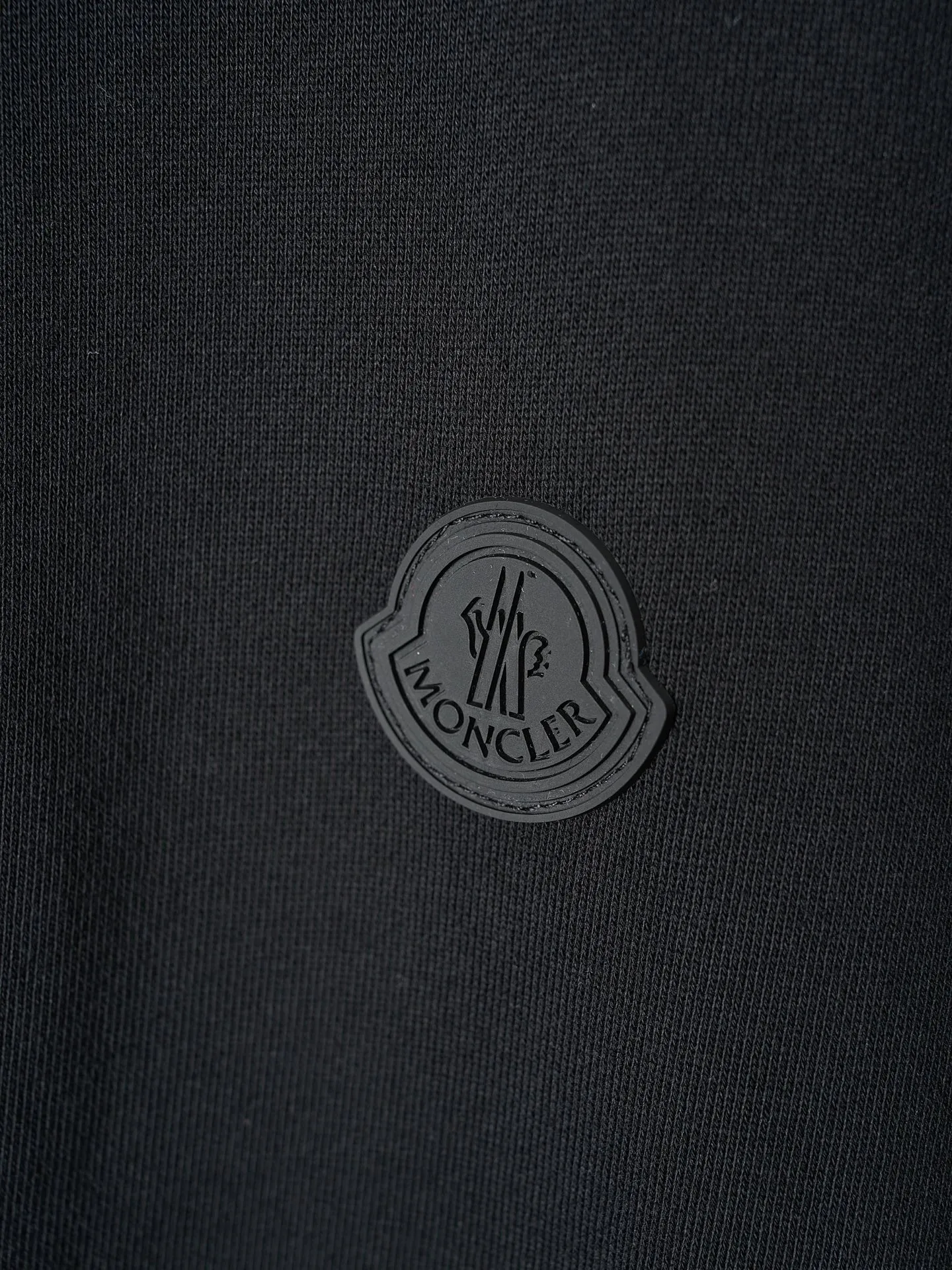 P440 Actual hanging auction] MONCLER/muzzle stand collar cotton solid color patch armband zipper sweatshirt [Ready stock] S M L