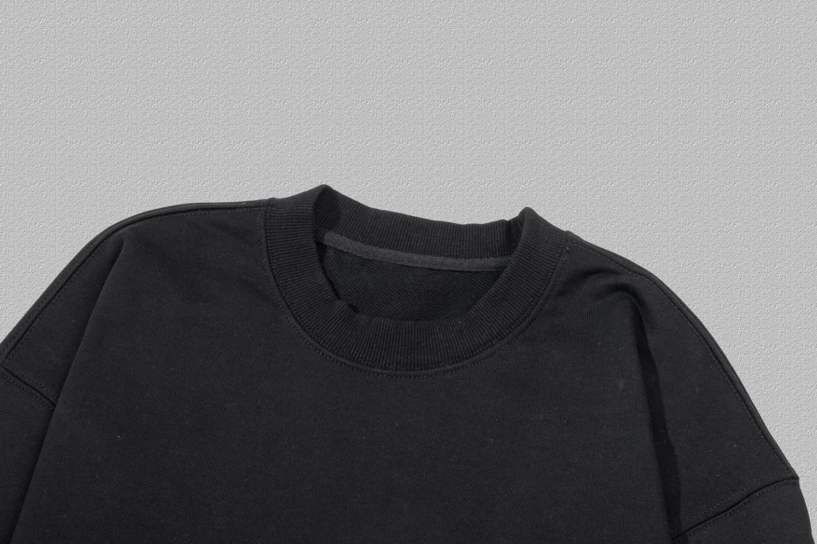P200 [Moncler] 2025 autumn and winter new round neck sweatshirt High-end pure cotton double-ply 400g heavy terry cloth fabric Color: Black White Size: S M L XL 2XL