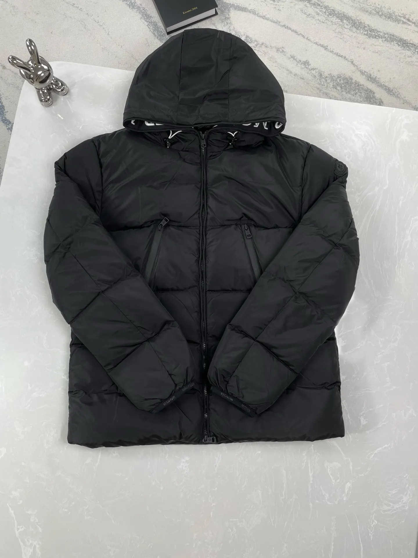 P1030 (high version) Moncler-muzzled-inner placket embroidered letter down jacket Size:1 2 3 4 5