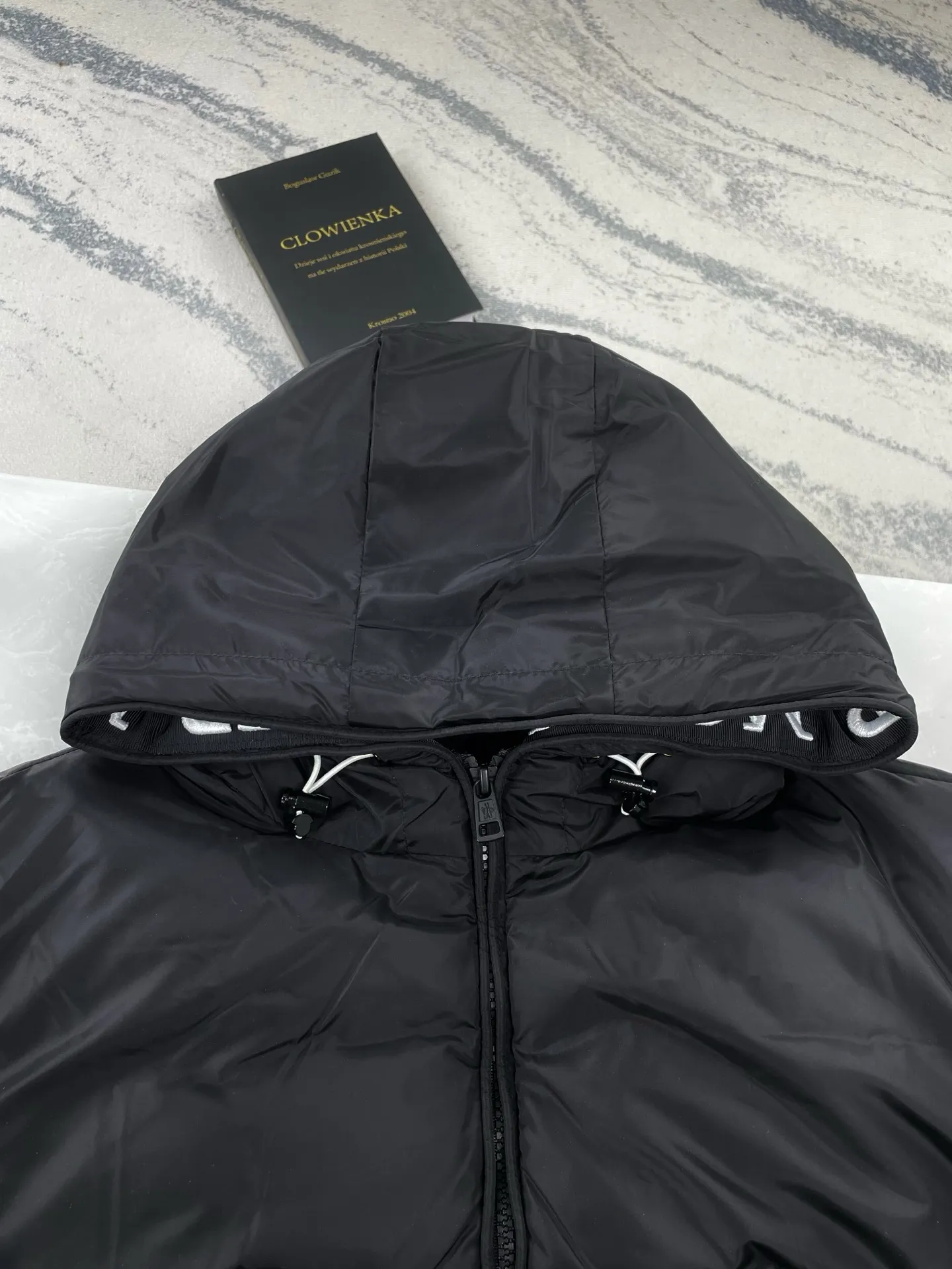 P1030 (high version) Moncler-muzzled-inner placket embroidered letter down jacket Size:1 2 3 4 5