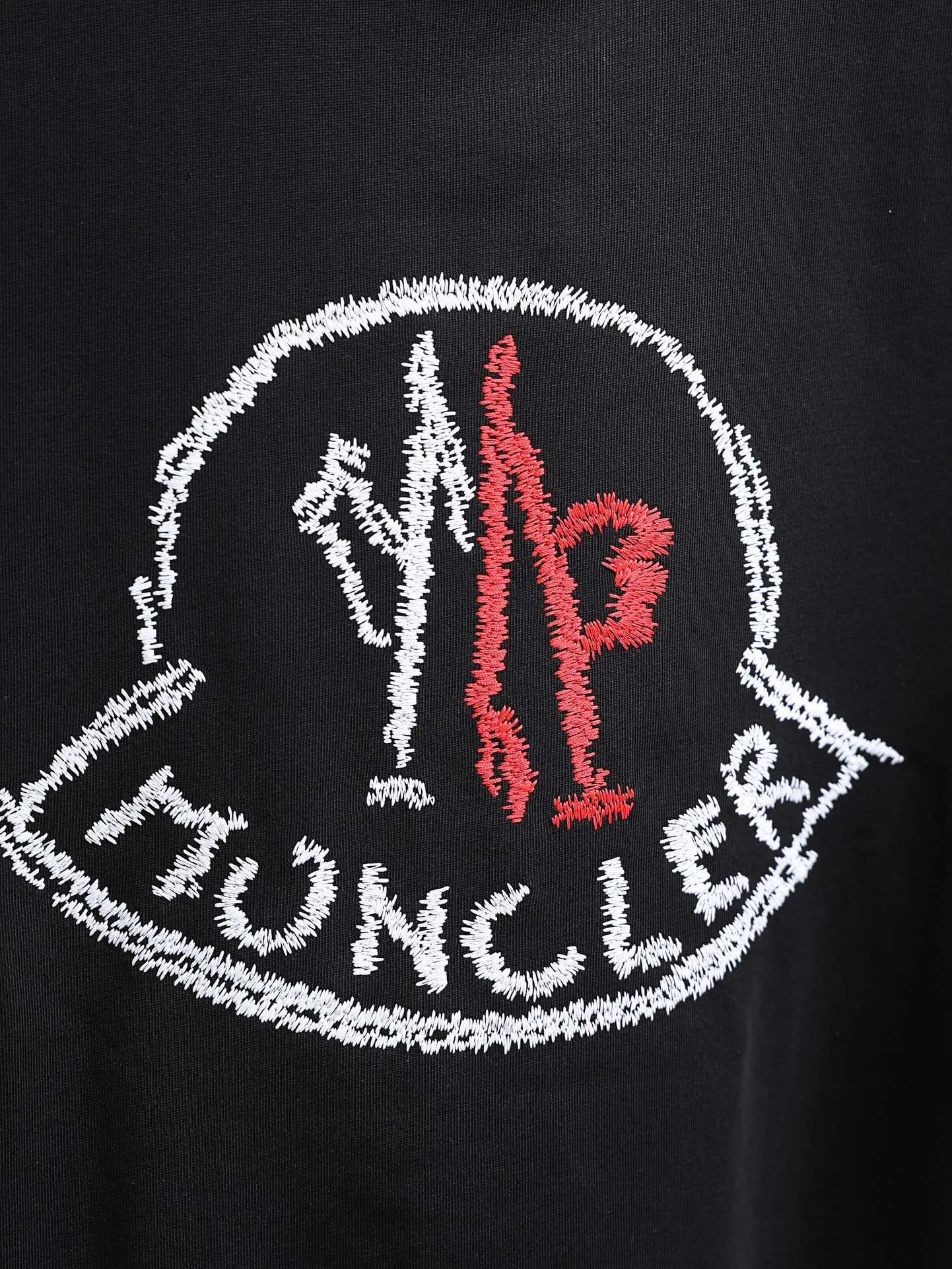 P170 MONCLER muzzle* 2꯭0꯭2꯭6 new spring and summer model ❤️ original ⌚️ high version muzzle fabric is made of 280g high-density pure cotton, does not deform and does not shrink. Process introduction: double thread movement, small patch embroidery on the chest🪡, precision embroidery of the back Logo Color: black SIZE: S-XXL