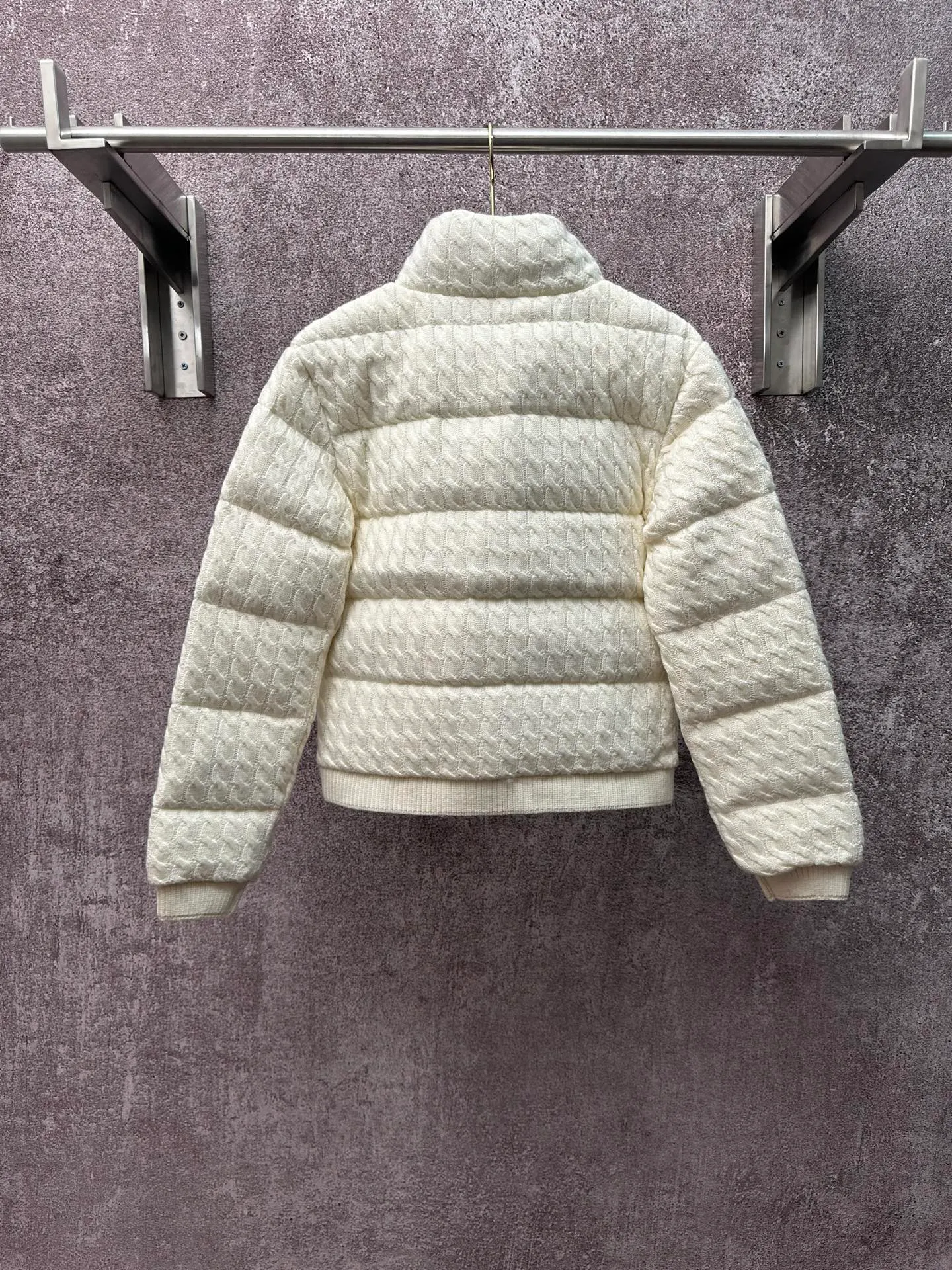P890 Moncler 26ss laminated wool cotton down jacket Size: S M L
