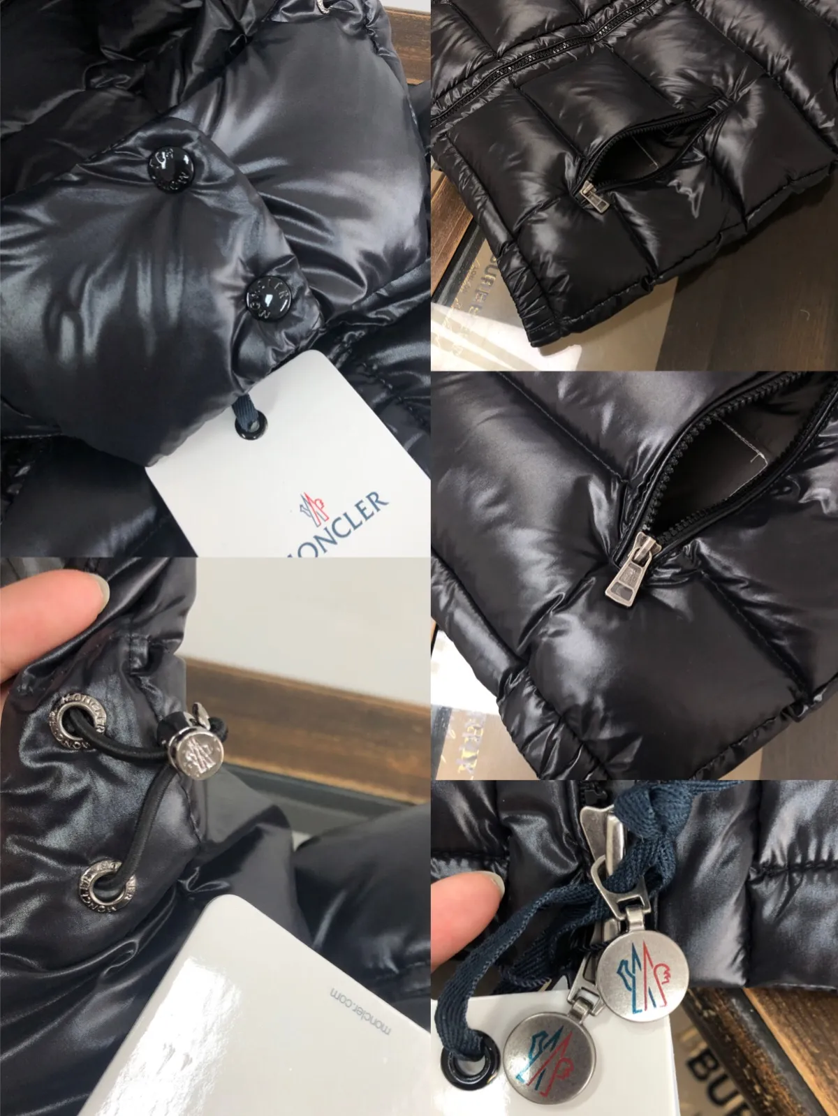 P580 MONCLER Mouth-mounted Couple's High Version Hooded Down Vest] Super popular item, made in a unique street punk style, couple's high-standard down vest jacket🔥 The hottest style at the moment🔥 Made of M's signature matte technical waterproof fabric, the fabric feels smooth and very textured, and is equipped with classic rectangular quilting to ensure the even distribution of down inside, bringing the ultimate warm and comfortable wearing experience, and it is also very fashionable and stylish! It is filled with imported European standard 90% velvet, which can effectively lock in and collect heat. You can feel its plump state by looking at the actual pictures. It is quite light on the upper body and does not feel bloated at all! The quality is definitely at the same level as the same counter. Friends who have ultra-high standards and pursuit of quality are recommended to buy it now👇 Color: Black (gray lining) Size: 1 2 3 4 5