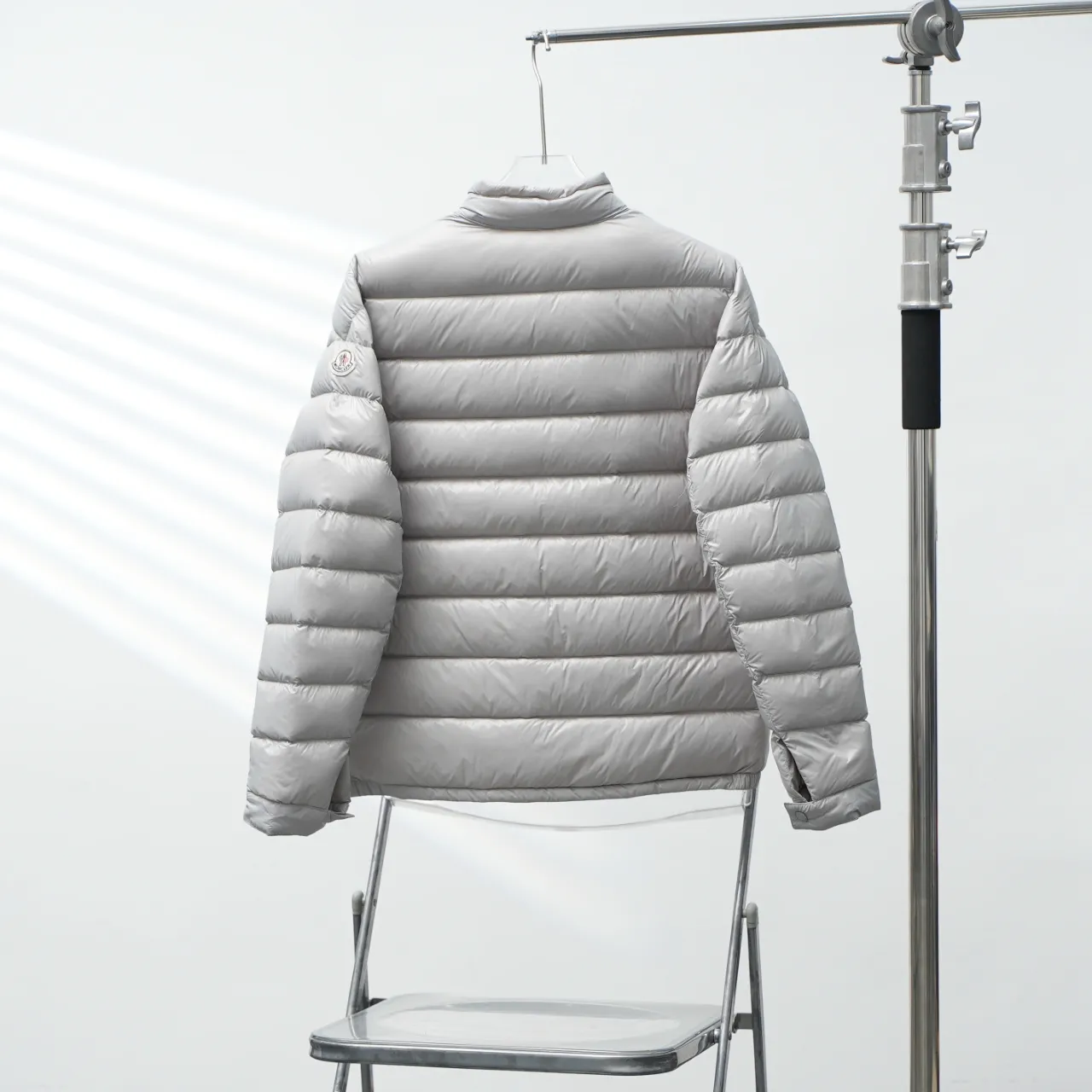 P900 MONCLER | Mengkou 06 thin couple stand collar down jacket Color: Pearl Gray Size: 1-7