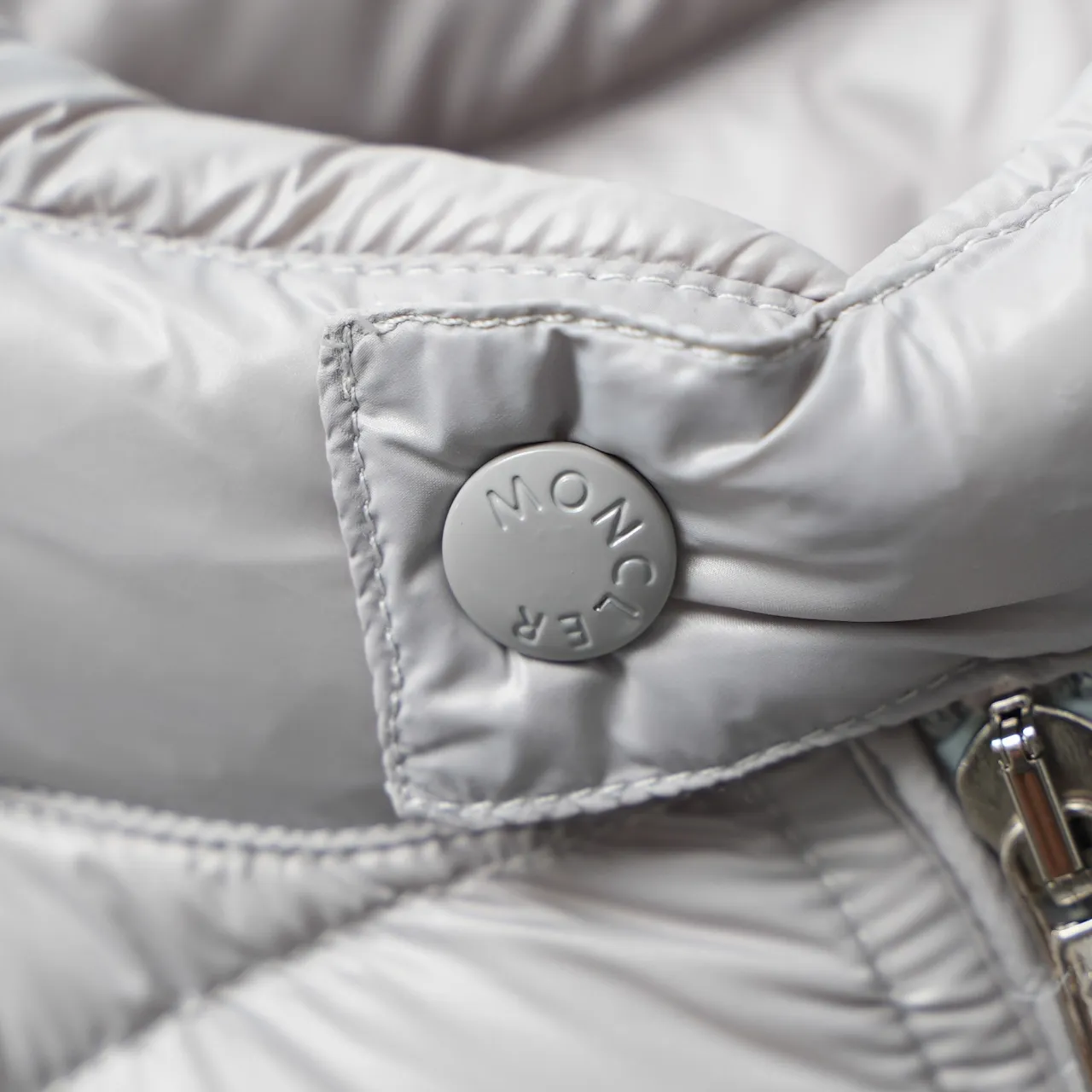 P900 MONCLER | Mengkou 06 thin couple stand collar down jacket Color: Pearl Gray Size: 1-7