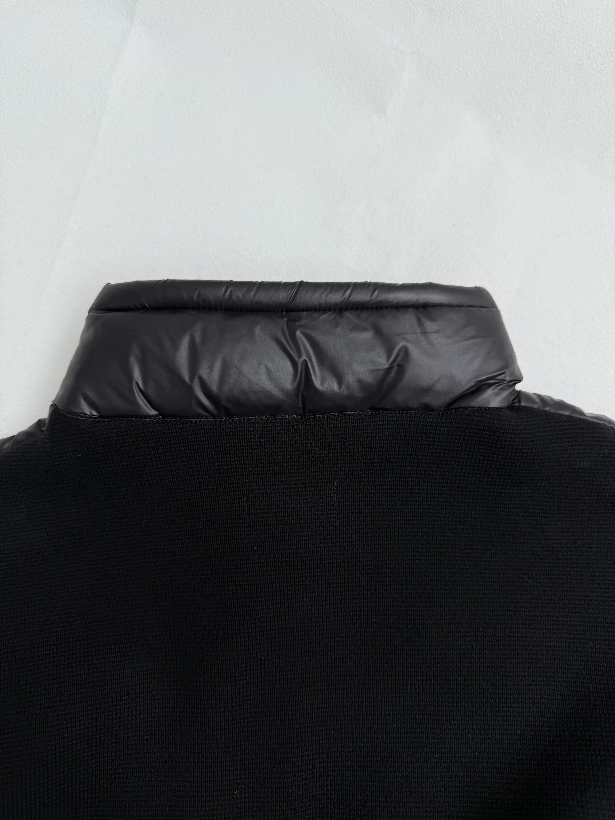 P640 Moncler Padded armband patchwork knitted down jacket S/M/L/XL
