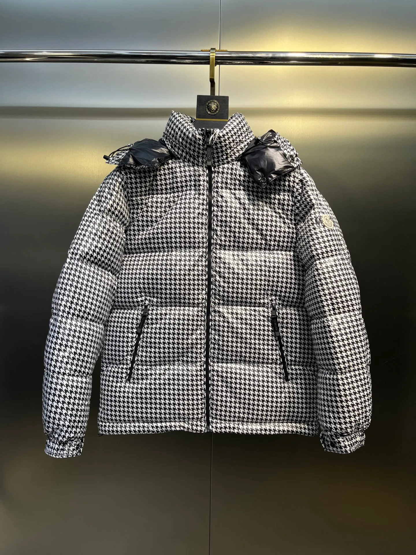 P660 moncler 🌟 Men's SOCOTRINE short houndstooth down jacket 12345