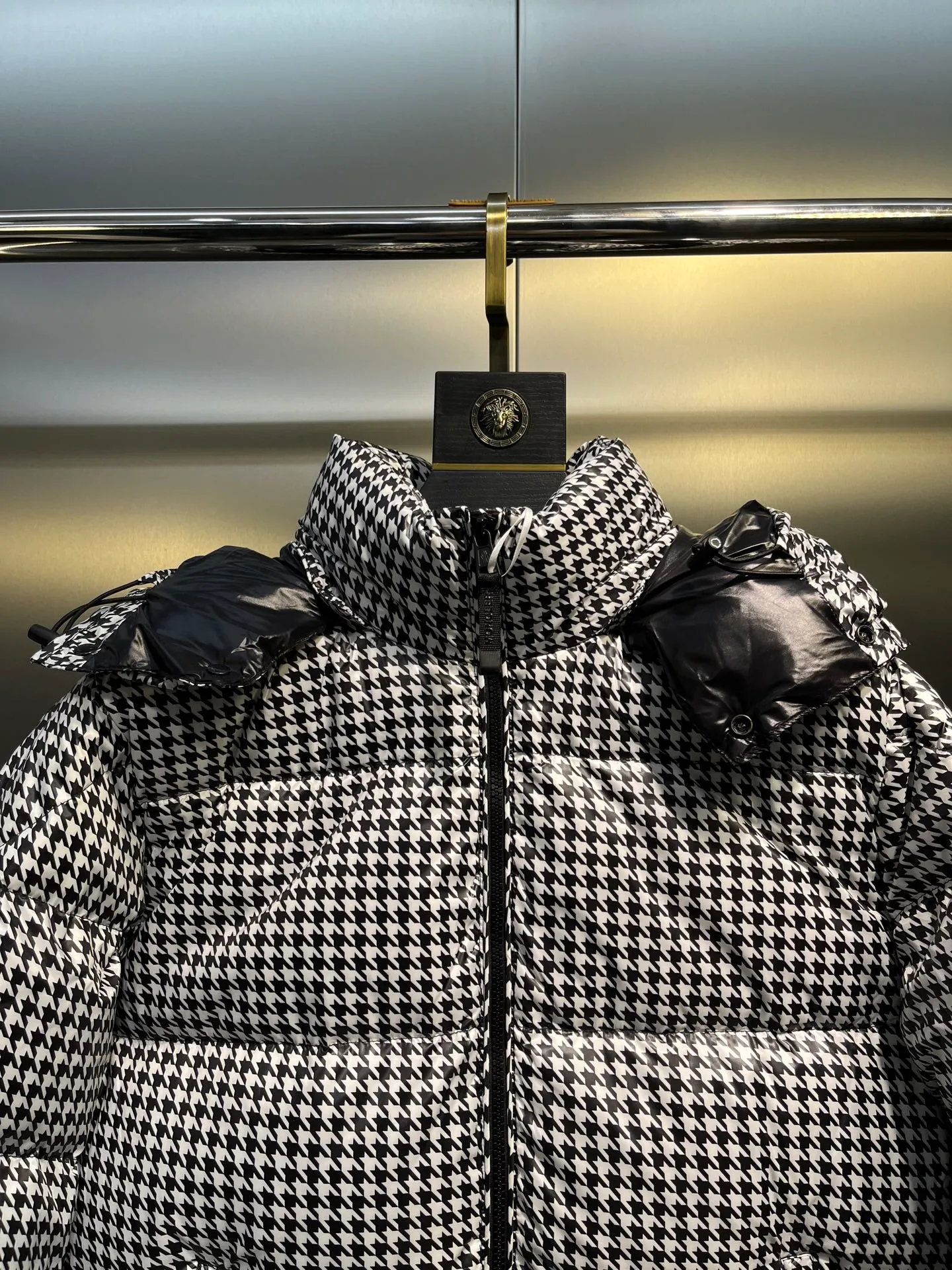 P660 moncler 🌟 Men's SOCOTRINE short houndstooth down jacket 12345