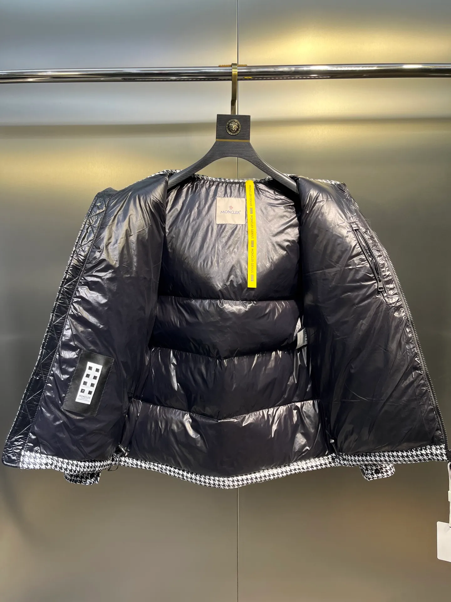 P660 moncler 🌟 Men's SOCOTRINE short houndstooth down jacket 12345