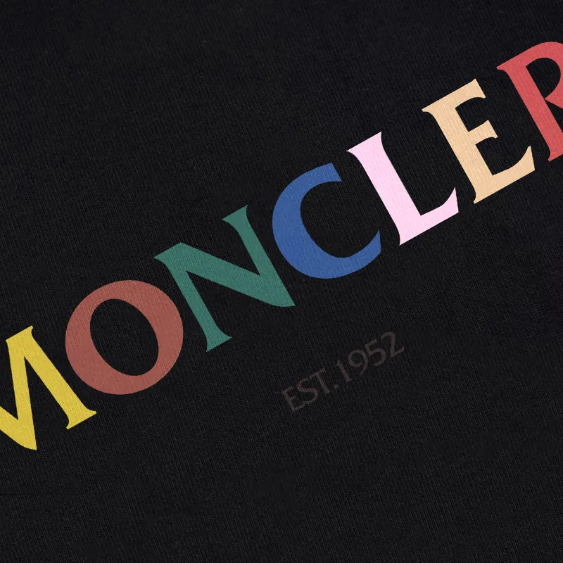 P240 Recommend the most popular Moncler masked 380g printed terry crew neck sweatshirt. Breathable pure cotton fabric. The texture is very soft and comfortable. No shrinkage, no deformation, no pilling). Original customized accessories. Collar label. Wash mark. Hang tag. Packaging (perfect details). Color: White. Black. Size: XS S M L.