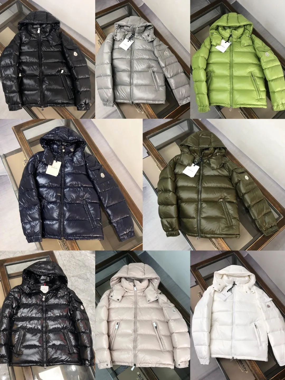 P760 #Moncler/covered mouth #MAYA Maya Eason Chan star's same style, a classic model #Men's and women's style!  Made of nylon with signature rectangular quilting, it is the epitome of Moncler style. A classic short design that transcends seasons and fashions, with a statement silhouette, removable hood and adjustable hem, the armband pocket down jacket is influenced by the iconic outerwear of the 1980s. Maya revisits looks from the Moncler archives with modern style and cutting-edge elements, the result of the brand's expertise in ski equipment. Whether in terms of sport or style, this high-performance and positive-spirited jacket has all the elements that a competitive athlete demands to win. ➖NFC sensor anti-counterfeiting chip ➖Exclusively adopts Taiwan original nylon inner and outer fabrics. ➖Accessory materials and hardware are customized from the original factory to restore genuine quality. Color and size: classic black (black base, gray base 1-6) pink (0-3) white (1-5) gray (1-5) avocado green (1-5) midnight blue (1-6) olive green (1-6)