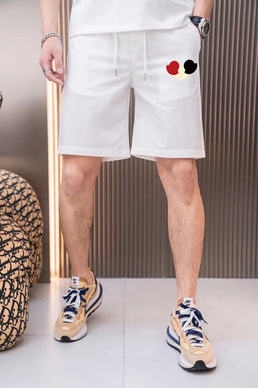 P290 💰 Brand [MONCLER] 2025 new men’s short-sleeved shorts suit! Synchronous sales on the official website! High-end version on the market! It feels delicate and soft! Make you more comfortable to wear! The draped silhouette is awesome! Size: M-5XL (please state your height and weight when placing an order)