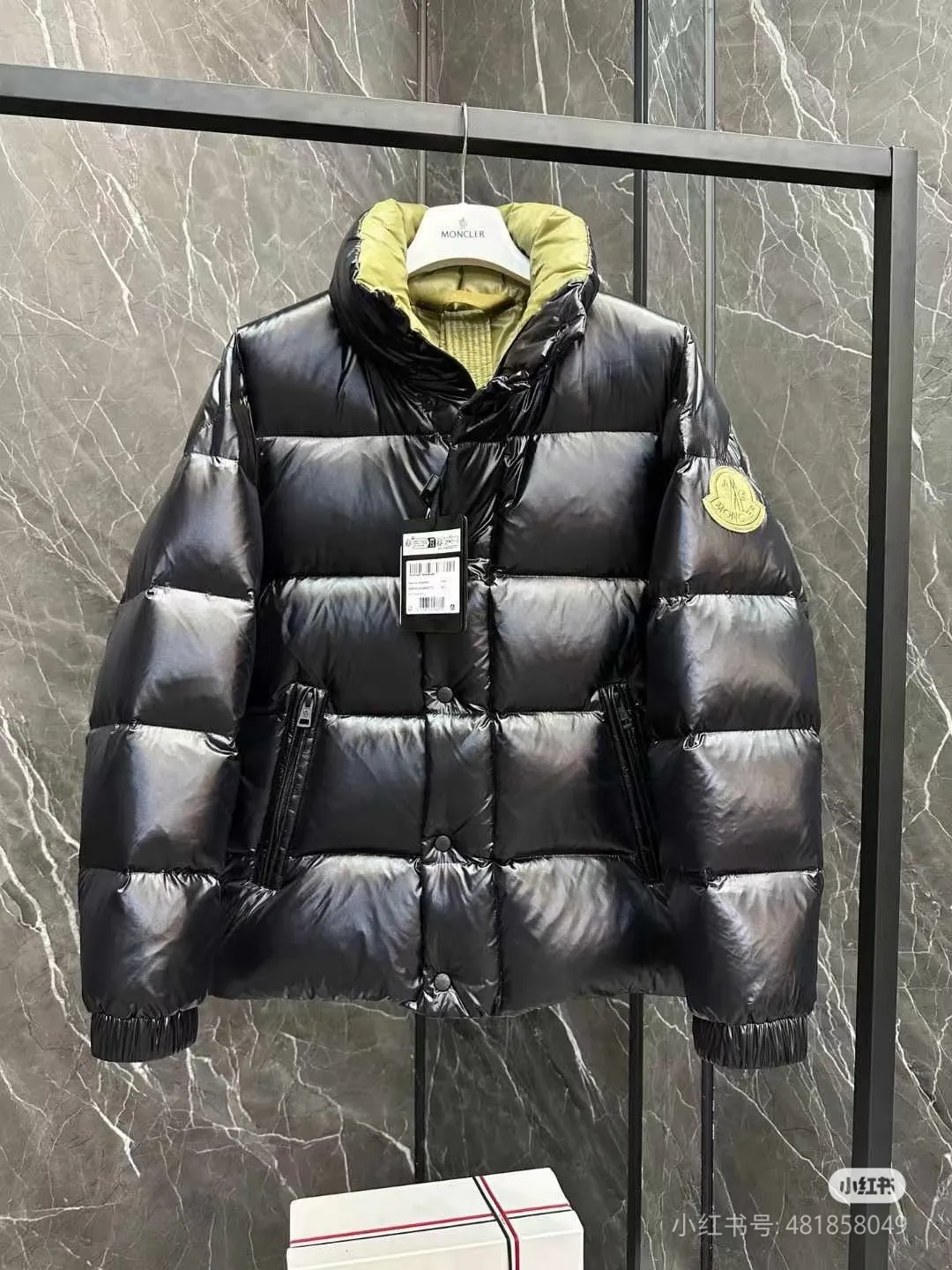 P840 Moncler. 1952 joint brand, bright black with green, matte black with blue, coffee color with blue, size 12345