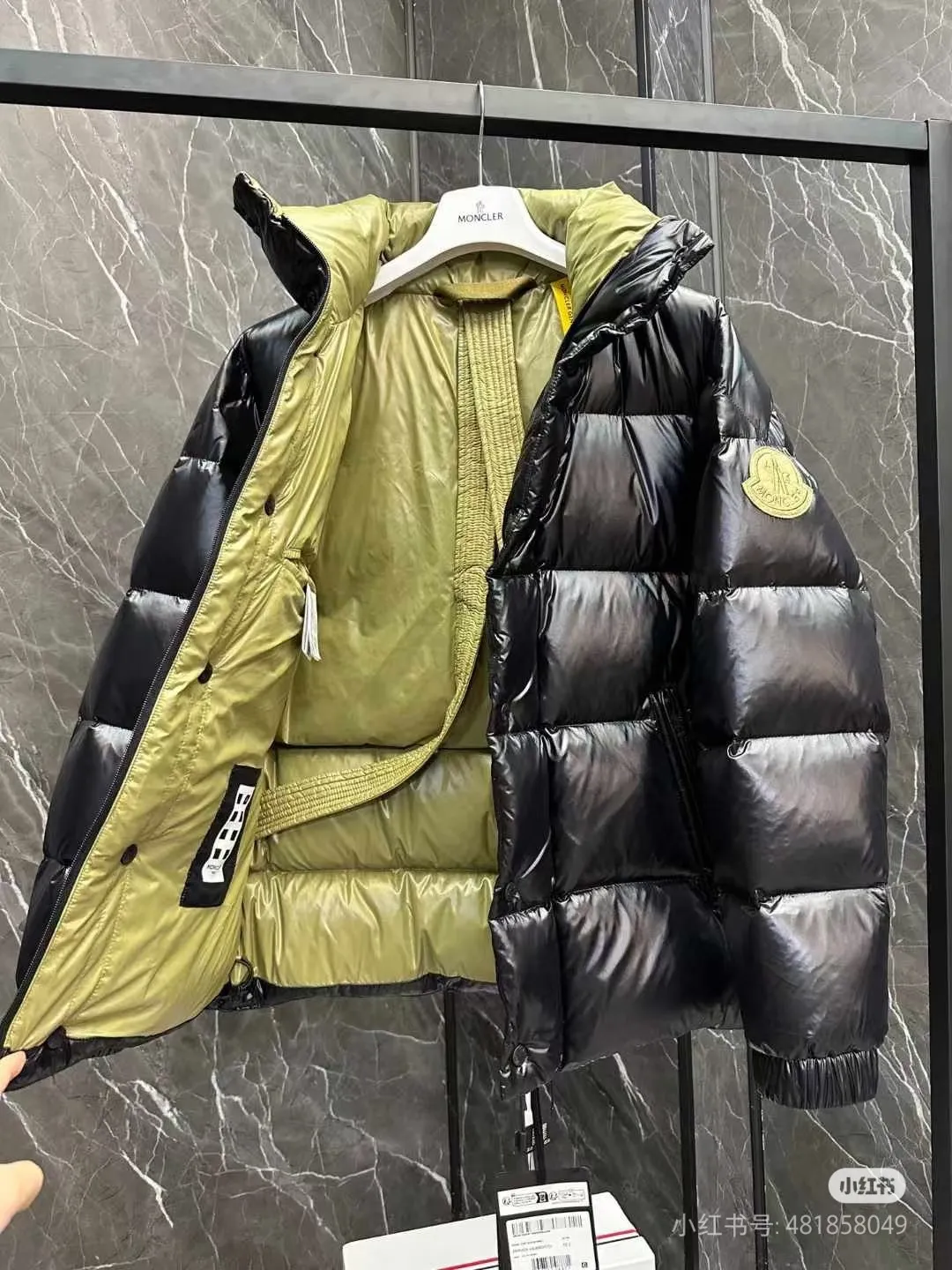 P840 Moncler. 1952 joint brand, bright black with green, matte black with blue, coffee color with blue, size 12345