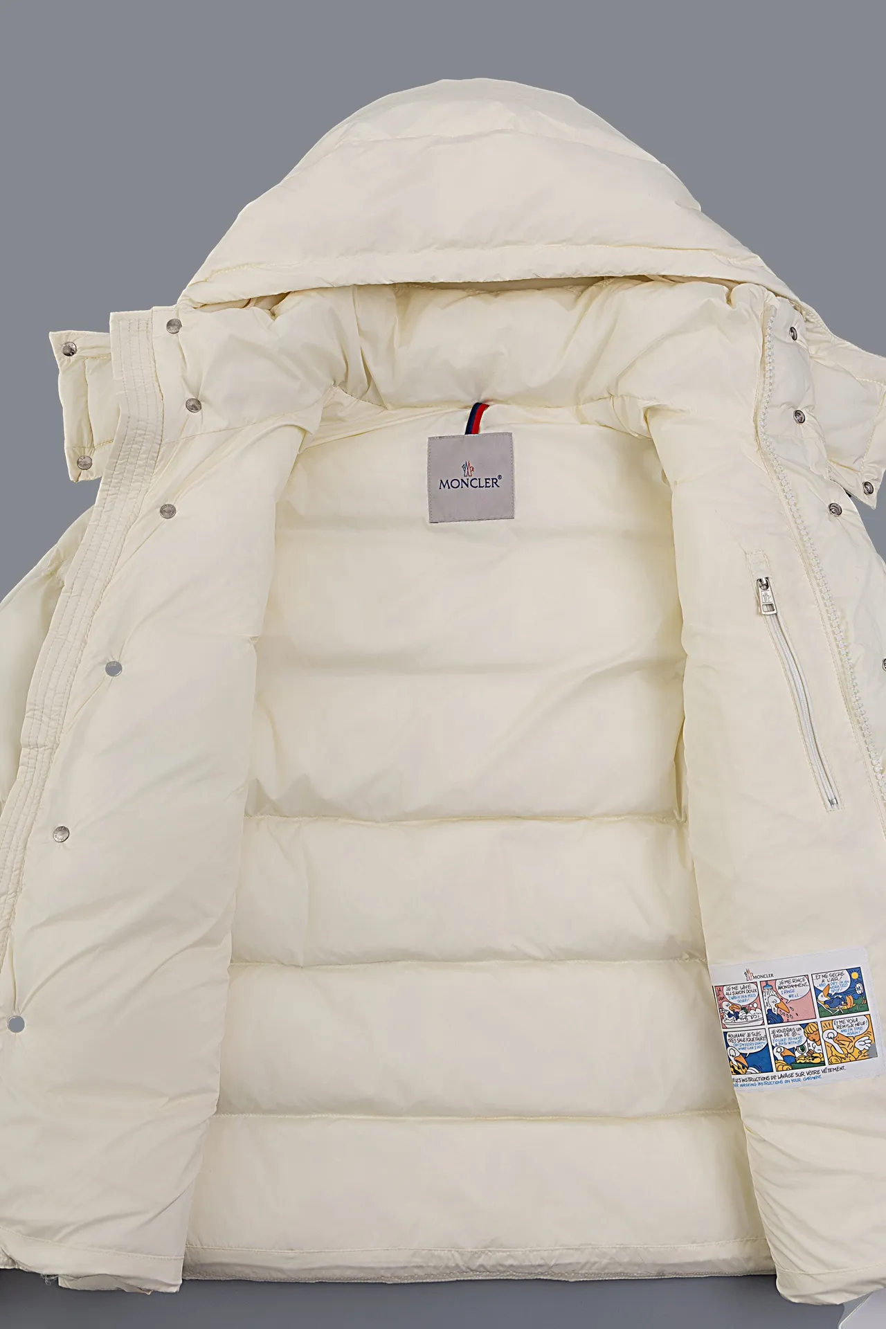 P720 top version Moncler/mask 24FWMarie70 winter women's down jacket, genuine synchronous anti-counterfeiting chip sensor! National standard 90 white duck down, high version of the classic series, never false goose down and other series of misleading! 15D nylon fabric/lining is of the highest standard, never velvet! The auxiliary materials and hardware are all custom-made from the original factory, 100% restoring the replica quality! The perfect combination of every link ensures the smoothness of each piece of clothing. Color: white pink