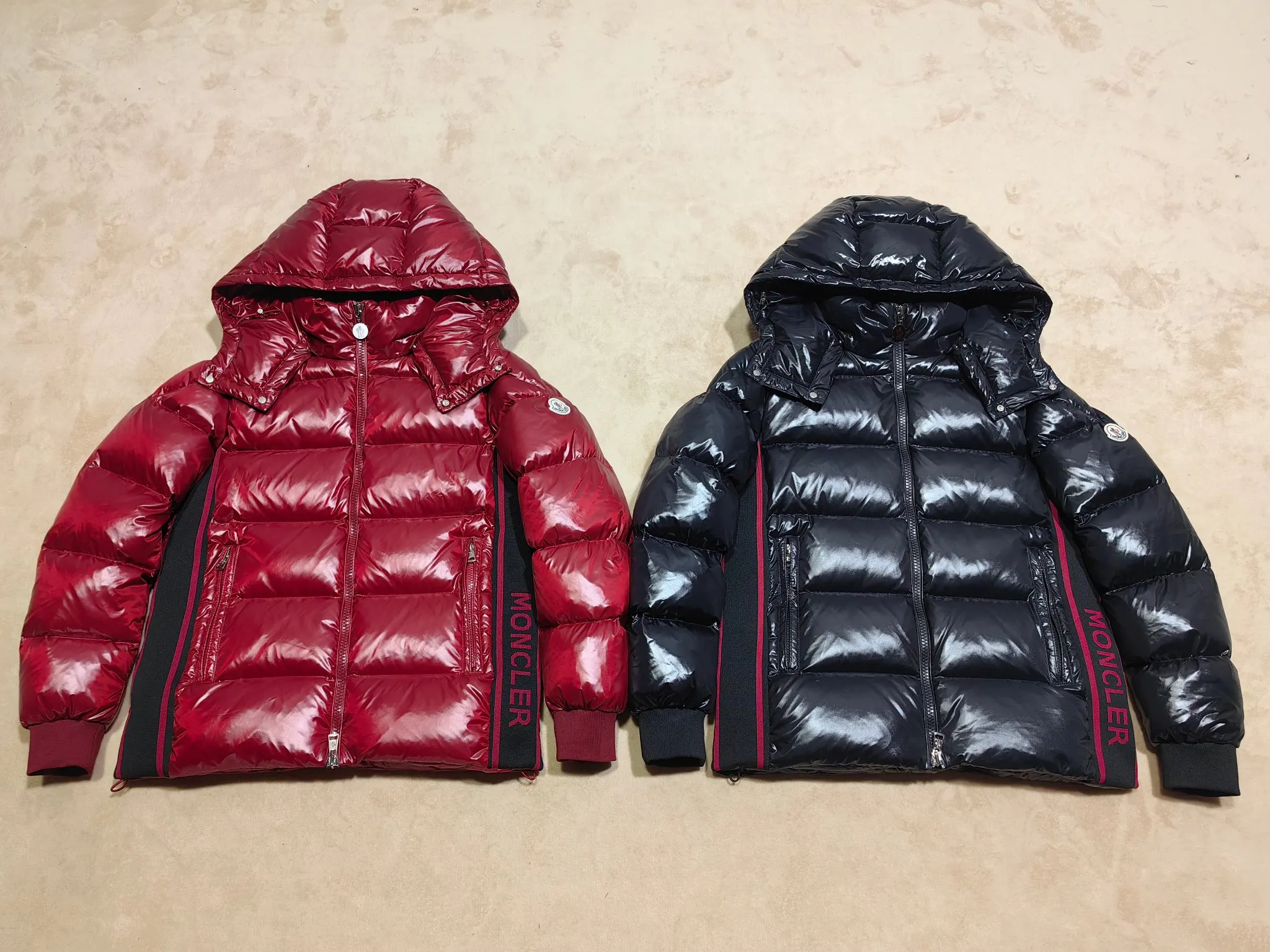 P960 M823 Moncler new shiny short hooded down jacket bread jacket
