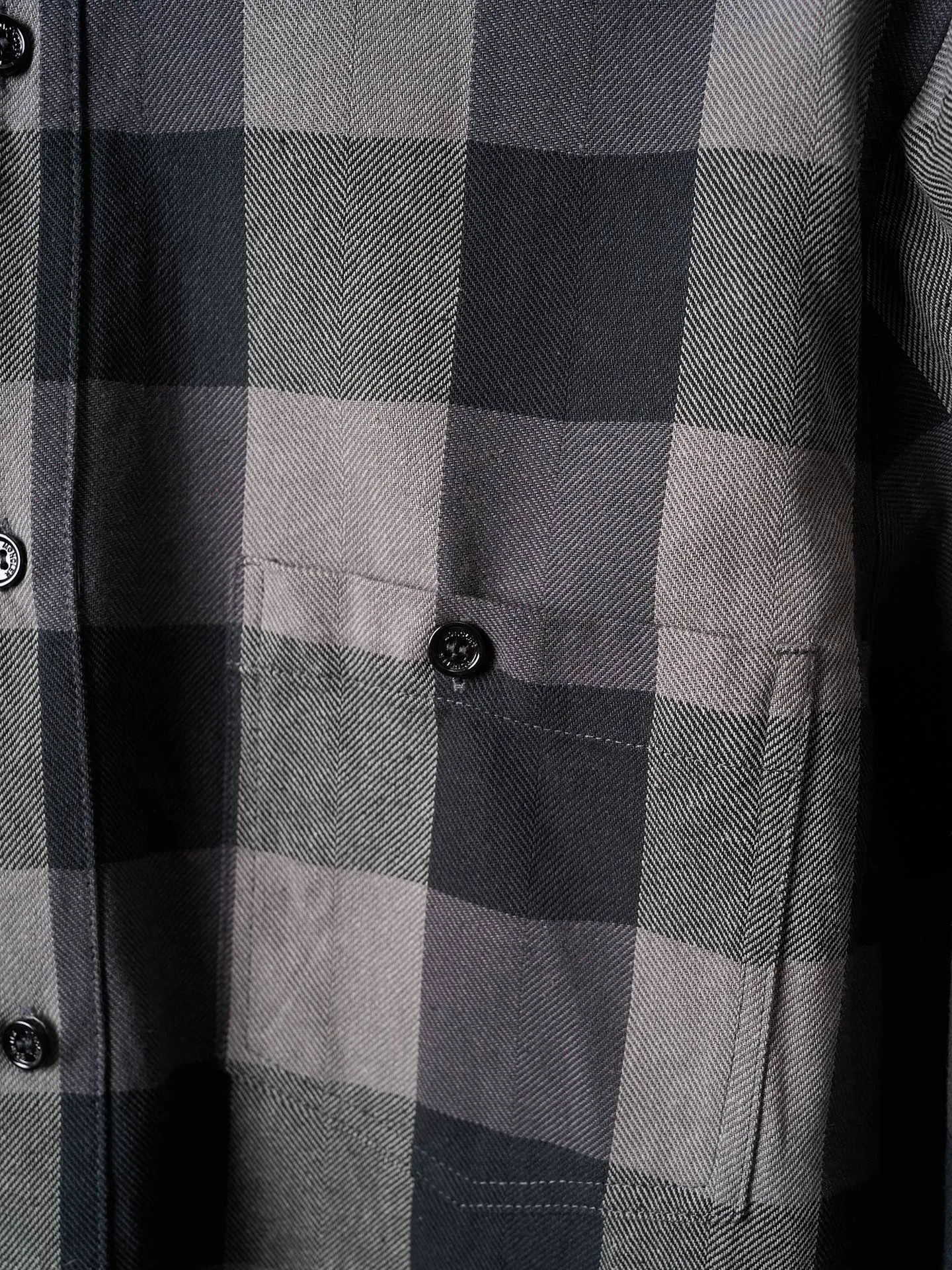 P500 Actual hanging auction] Moncler x Mercedes-Benz/Moncler x Mercedes-Benz joint cotton embroidered logo plaid shirt [Ready stock] 46 48 50 52