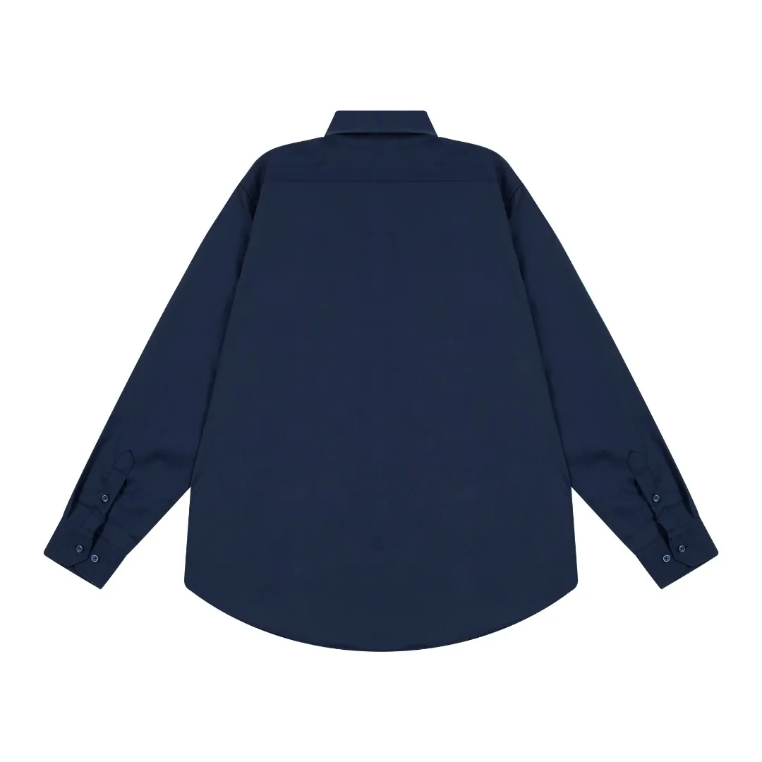 P270 Moncler official website classic brand logo design long-sleeved shirt, custom-dyed fabric, upper body full of high-end feel, pure cotton bamboo fiber fabric, high quality, same style for men and women. Size: 39-43 (M-3XL)