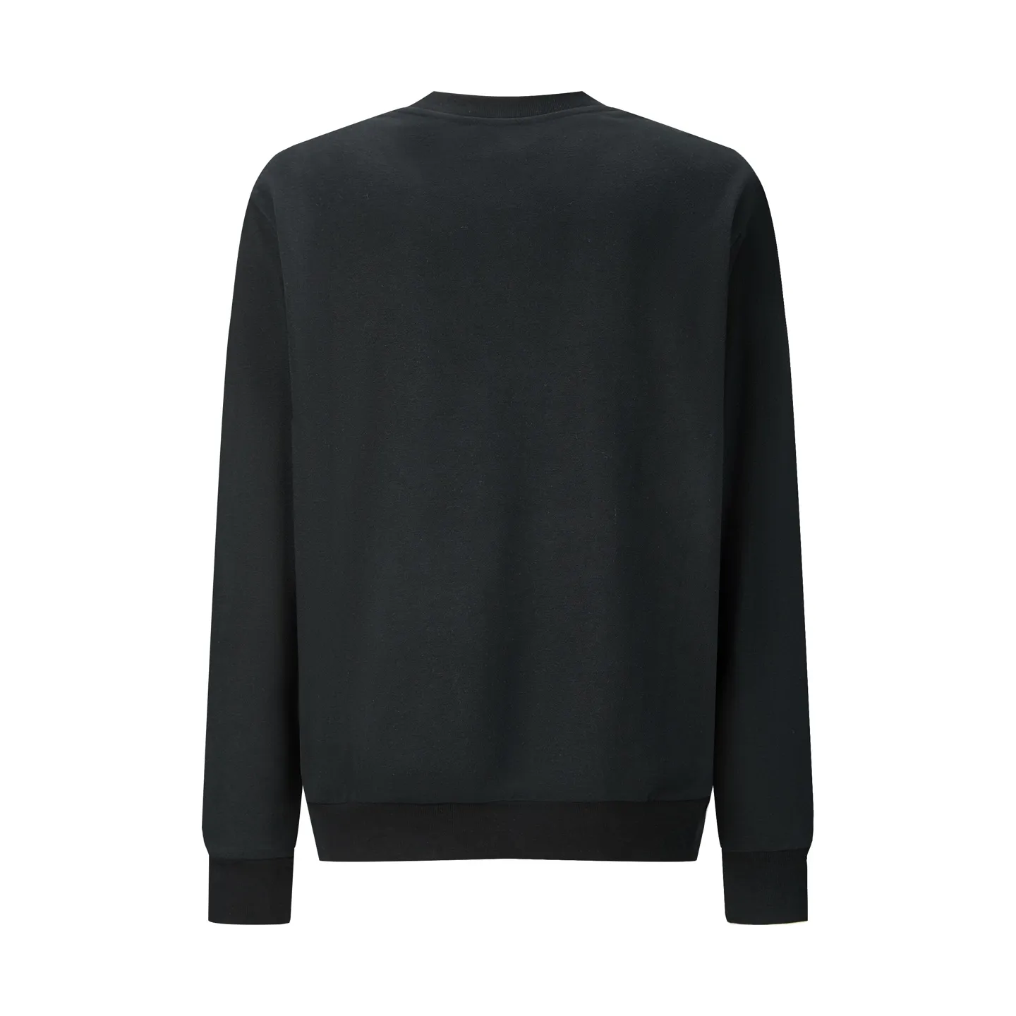 P360 exclusive supply] Moncler logo embroidered round neck sweatshirt (black) The fabric is made of 380g brushed sweatshirt terry, and the fabric is brushed to make the surface feel softer and smoother. The thread is matched with 1*1 double yarn thread. The embroidery uses 3D multi-dimensional embroidery, embellished with connected brand embroidered letters. The armband is made of sheepskin composite embroidery technology. Made from soft cotton fleece, this sweatshirt is suitable for all seasons. Round neck design, embellished with logo embroidery, inspired by college baseball uniforms. Crew neck in cotton fleece. Logo embossed and embroidered. Size:S-M-L-XL